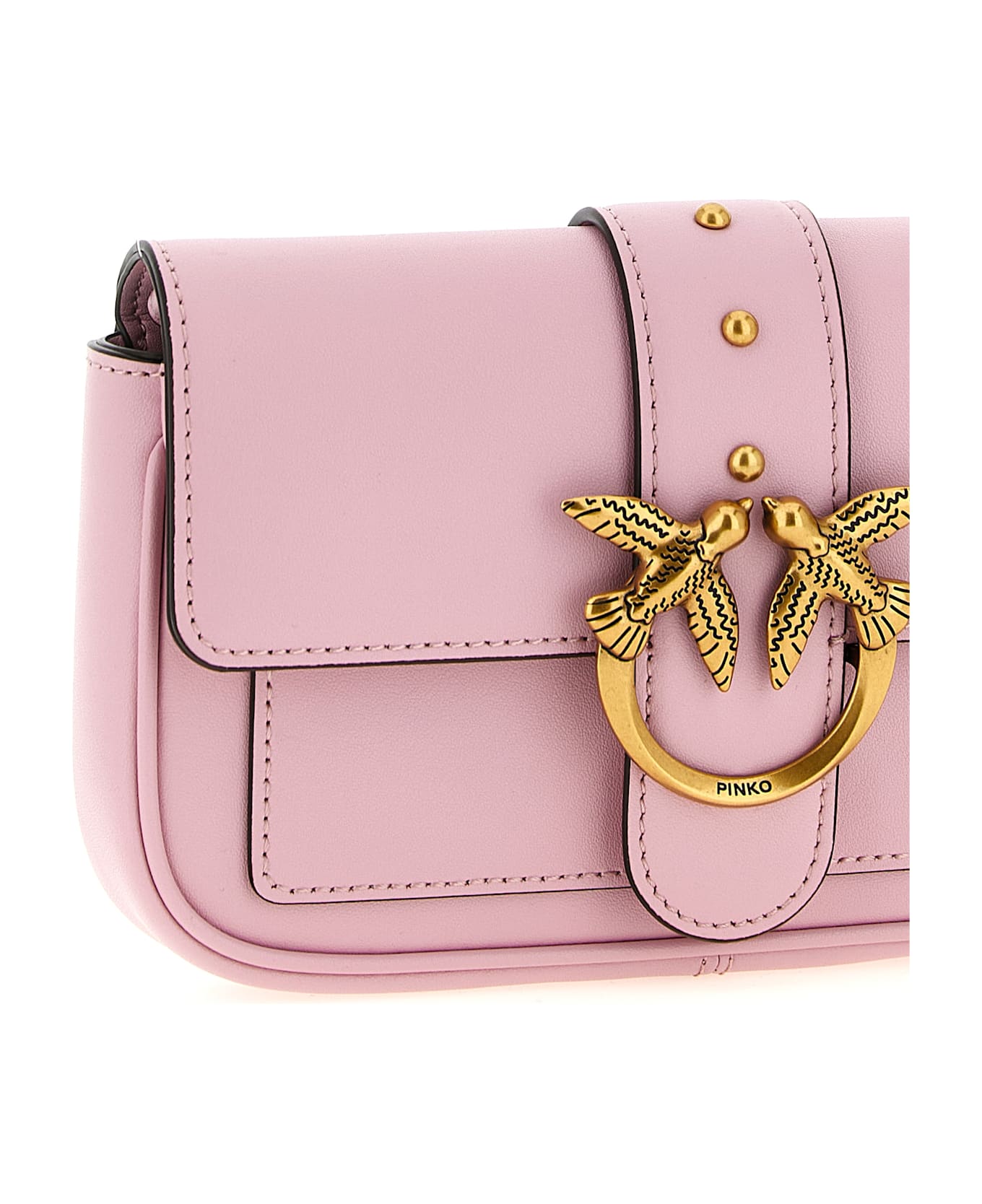 Pinko 'pocket Love One' Crossbody Bag - Pink