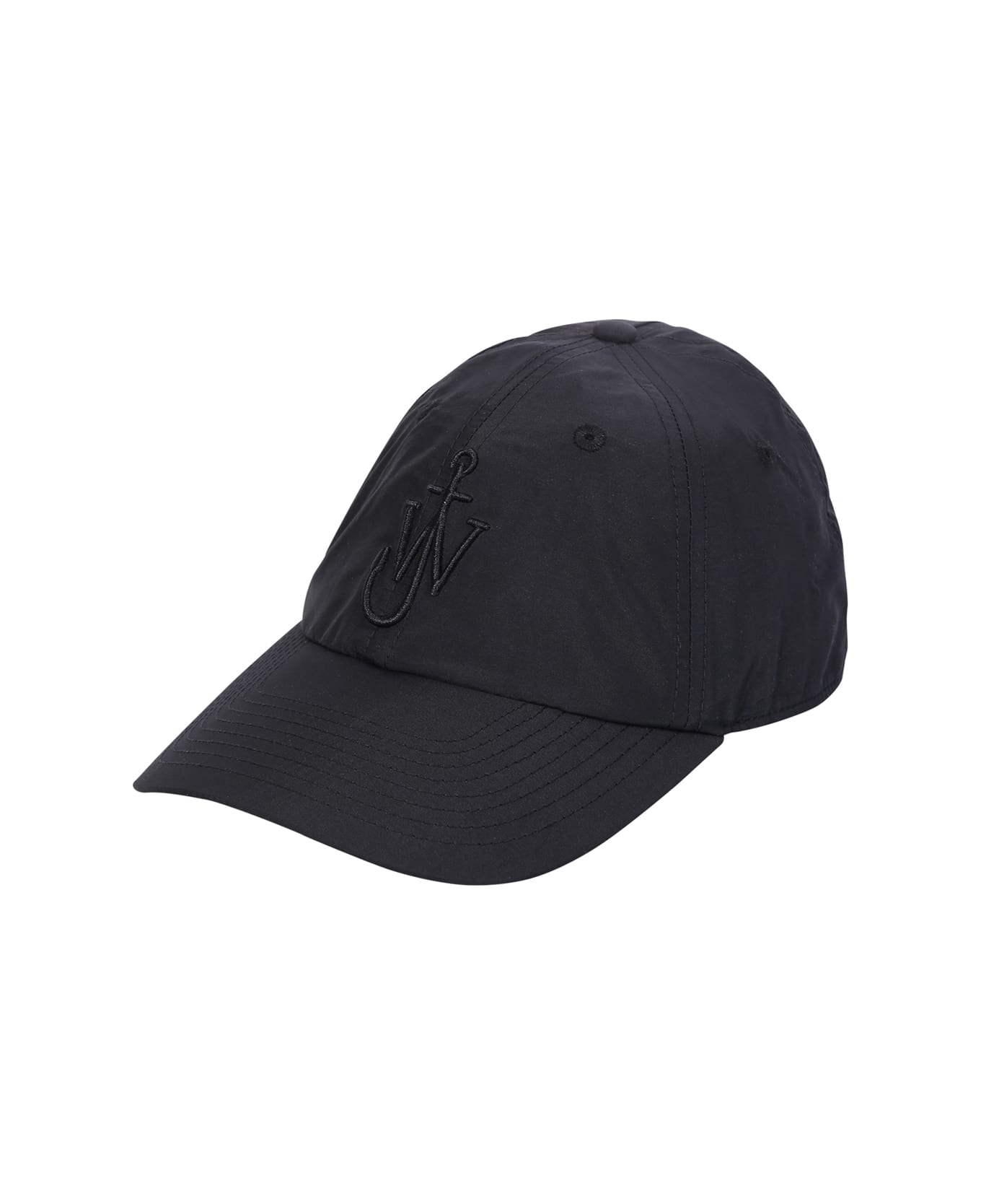 J.W. Anderson Baseball Hat With Logo - Black