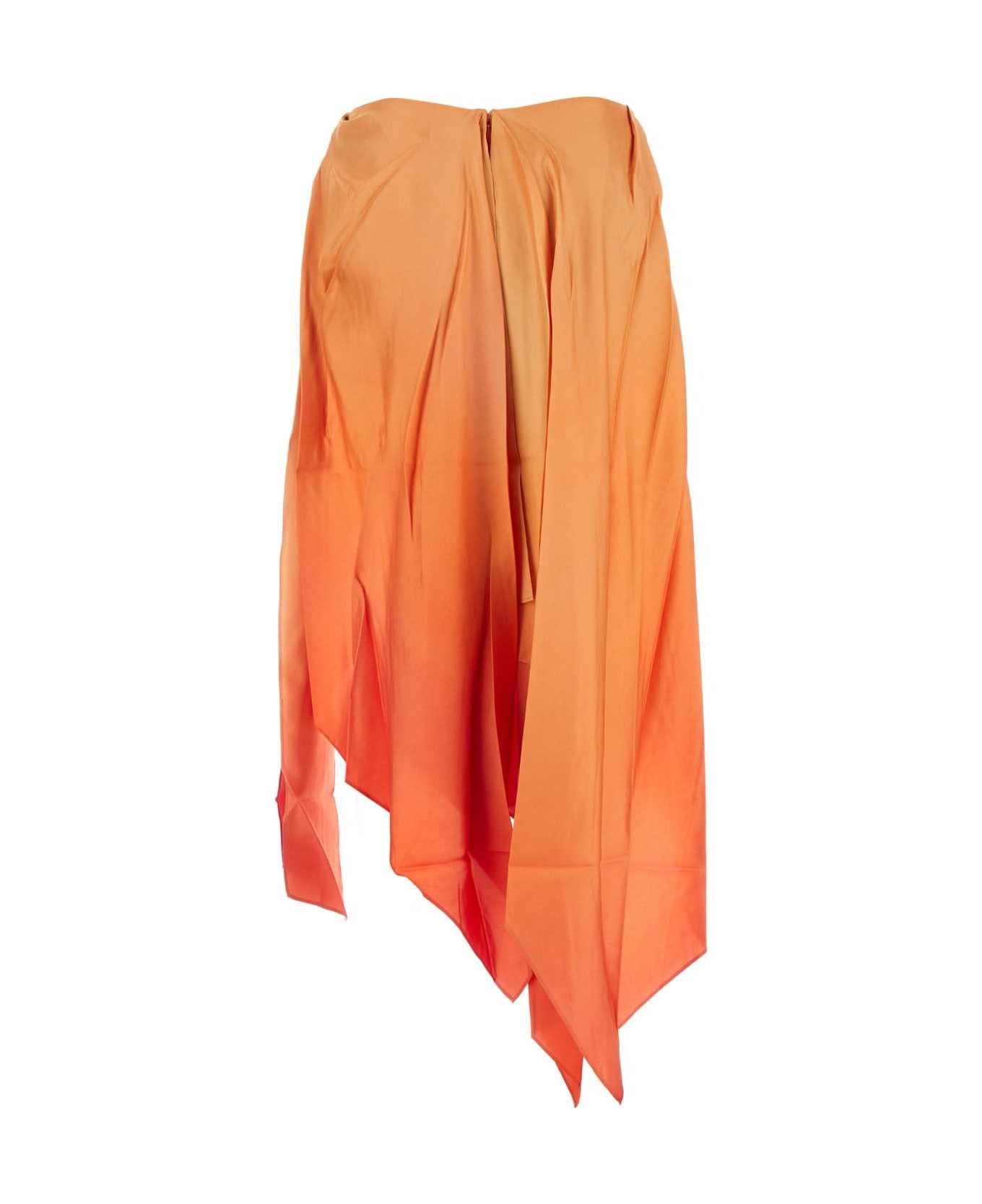 Zimmermann Two-tone Silk Tranquillity Mini Skirt - REDFIELDS