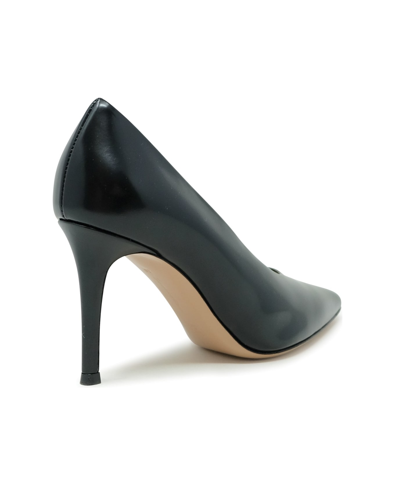 Gianvito Rossi Black Leather Pumps - BLACK