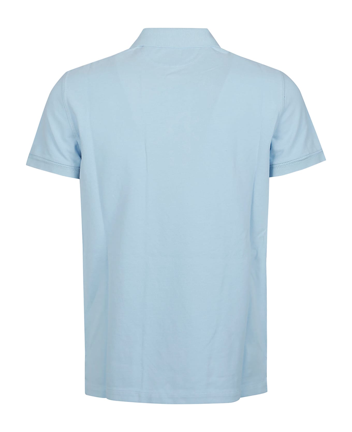 Tom Ford Tennis Piquet Short Sleeve Polo Shirt - Pale Sky