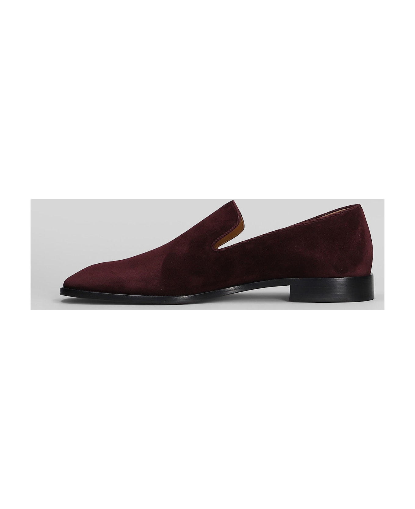 Christian Louboutin Danny Flex Loafers In Viola Suede - Viola