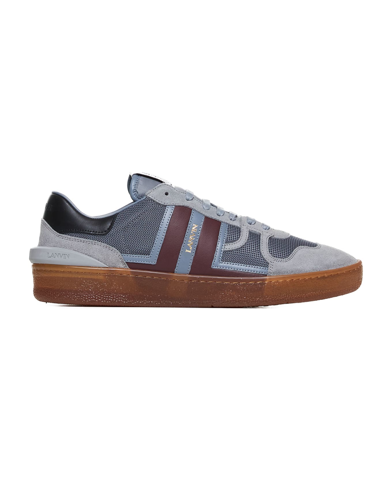 Lanvin Sneakers - Light grey/burgundy