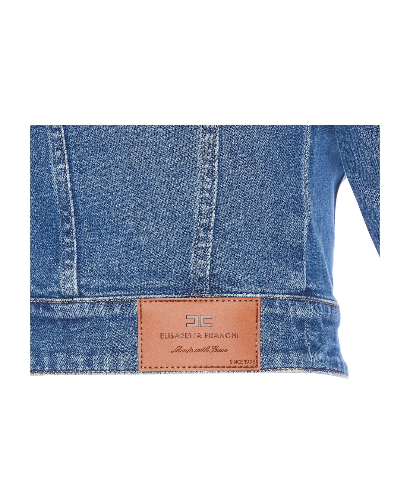 Elisabetta Franchi Denim Jacket - Blue