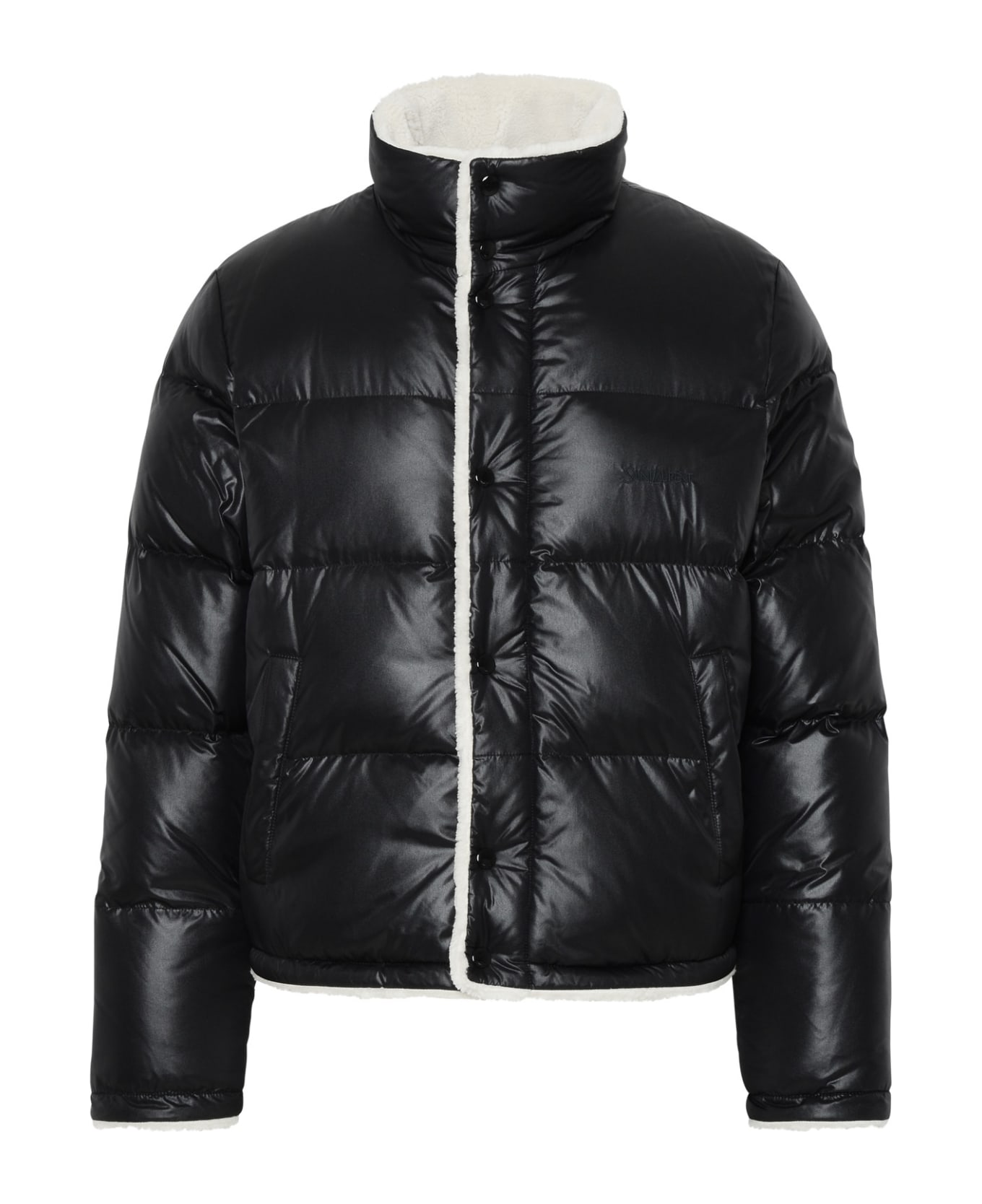 Saint Laurent Polyester Jacket - Black