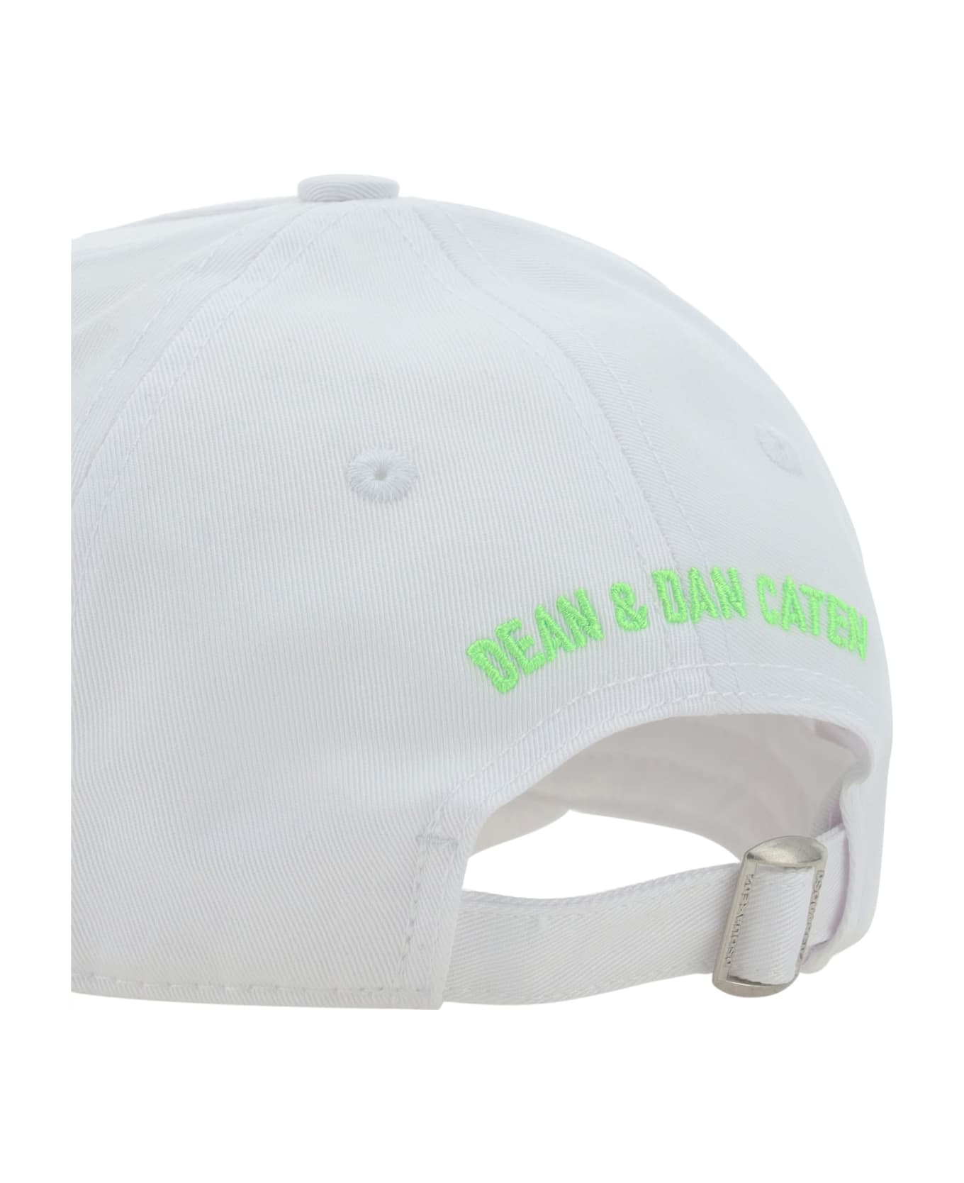Dsquared2 Logo Baseball Cap - White 帽子
