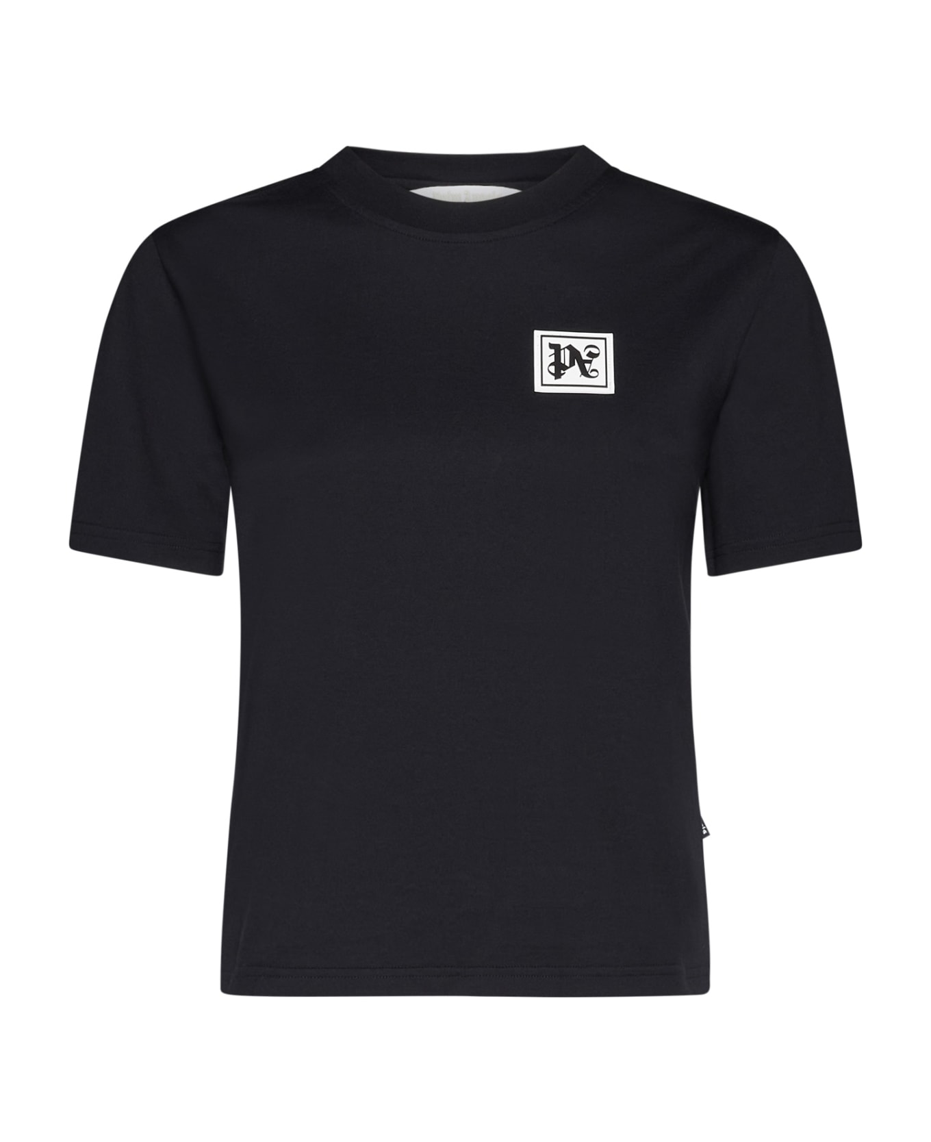 Palm Angels Ski Club T-shirt - BLACK WHITE (Black)