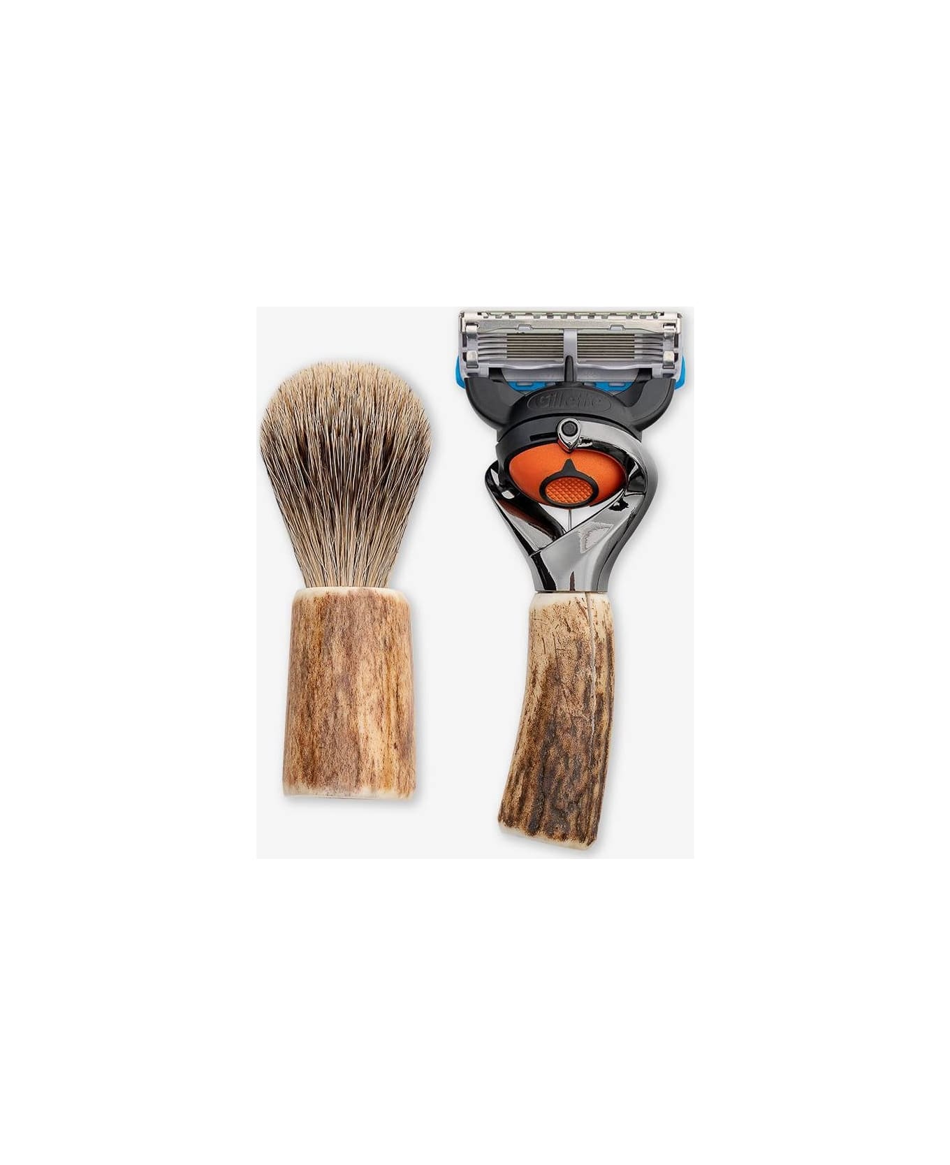 Larusmiani Travel Shaving Kit Beauty - Brown