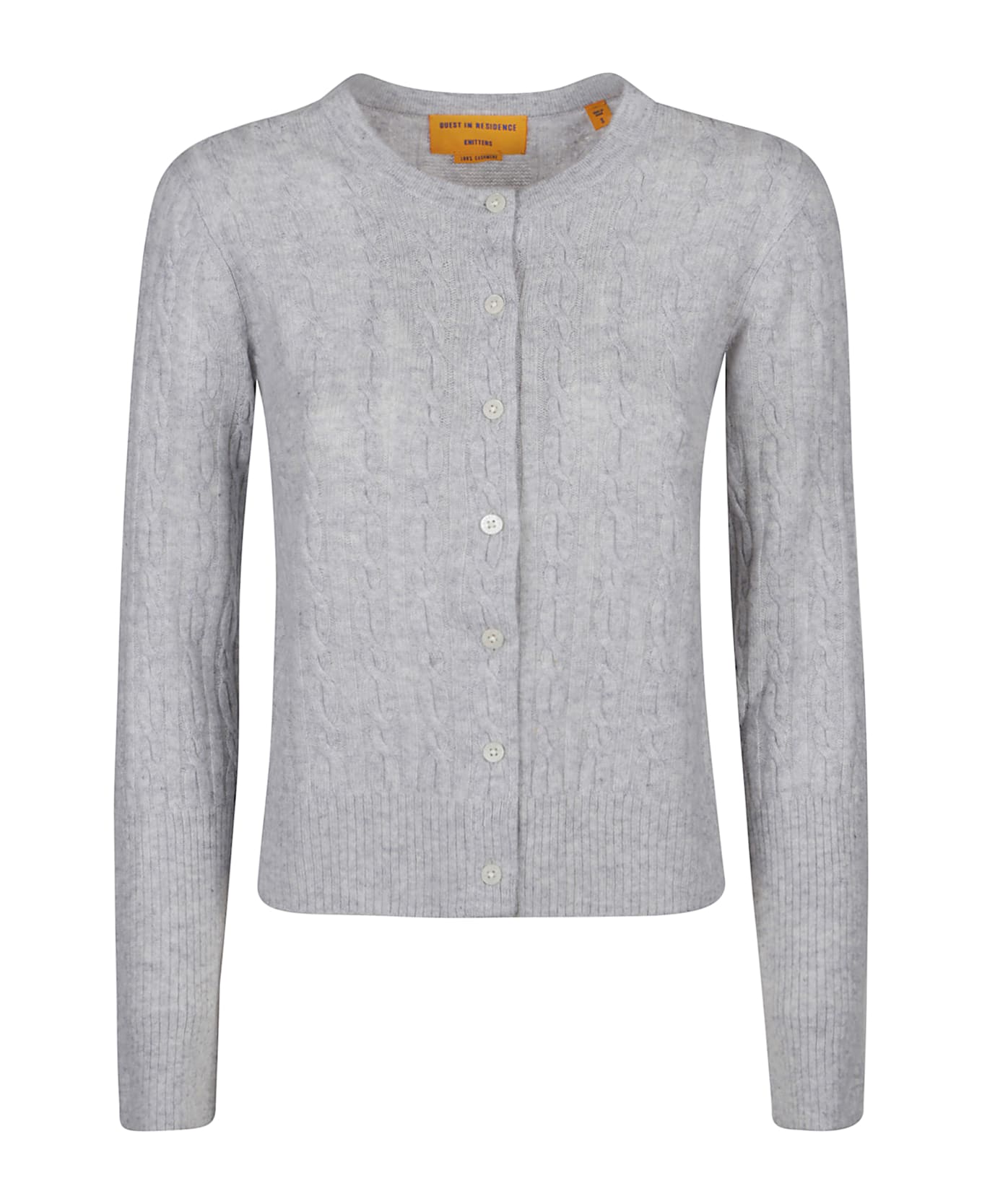 Guest in Residence Jane Cable Cardigan - Sto Stone