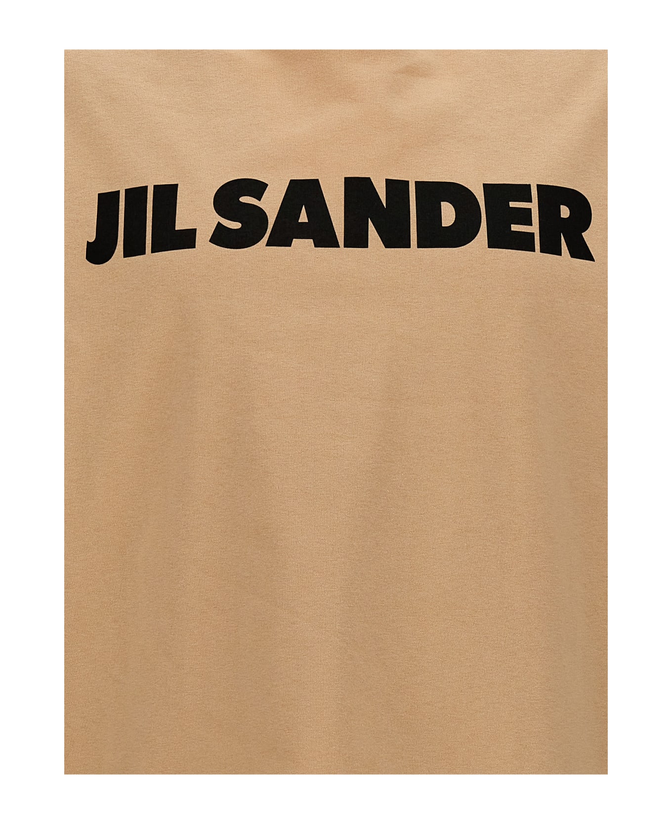 Jil Sander Logo Print T-shirt - BEIGE