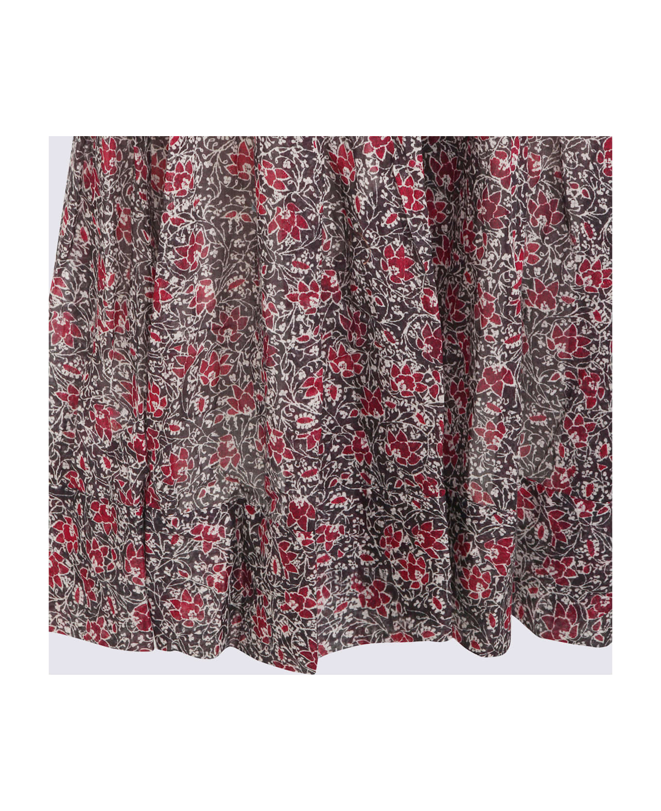 Marant Étoile Colorful Cotton Dress - CRUSHED BERRY