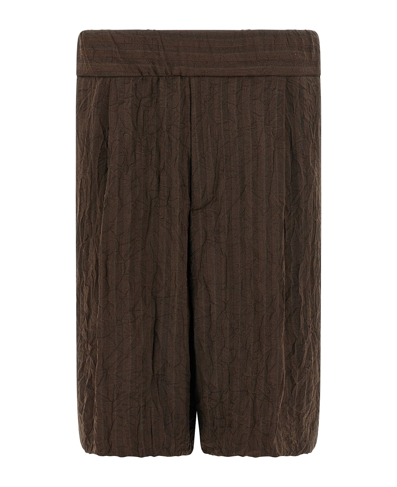 Dries Van Noten 'plato' Bermuda Shorts - BROWN