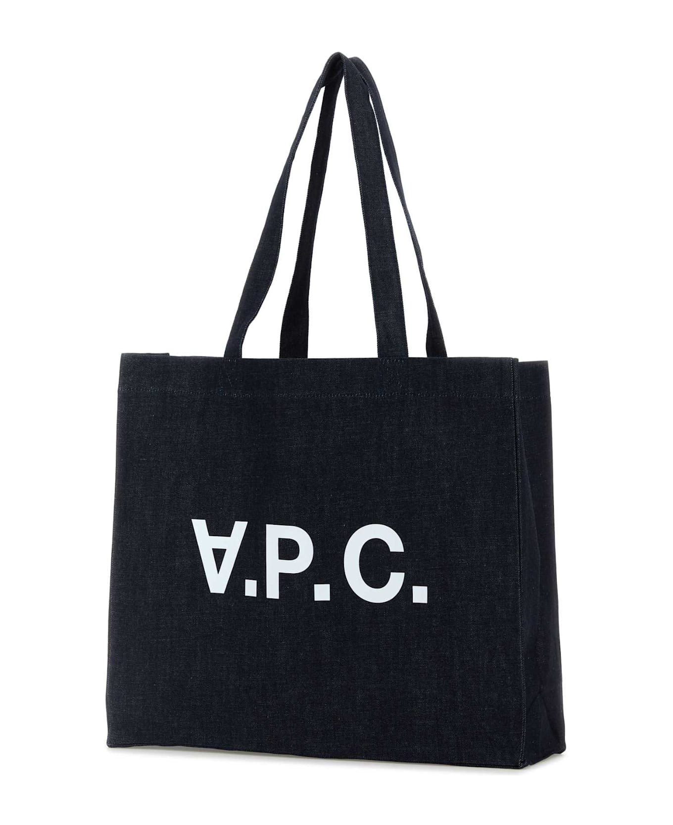 A.P.C. Denim Daniela Shopping Bag - INDIGO トートバッグ
