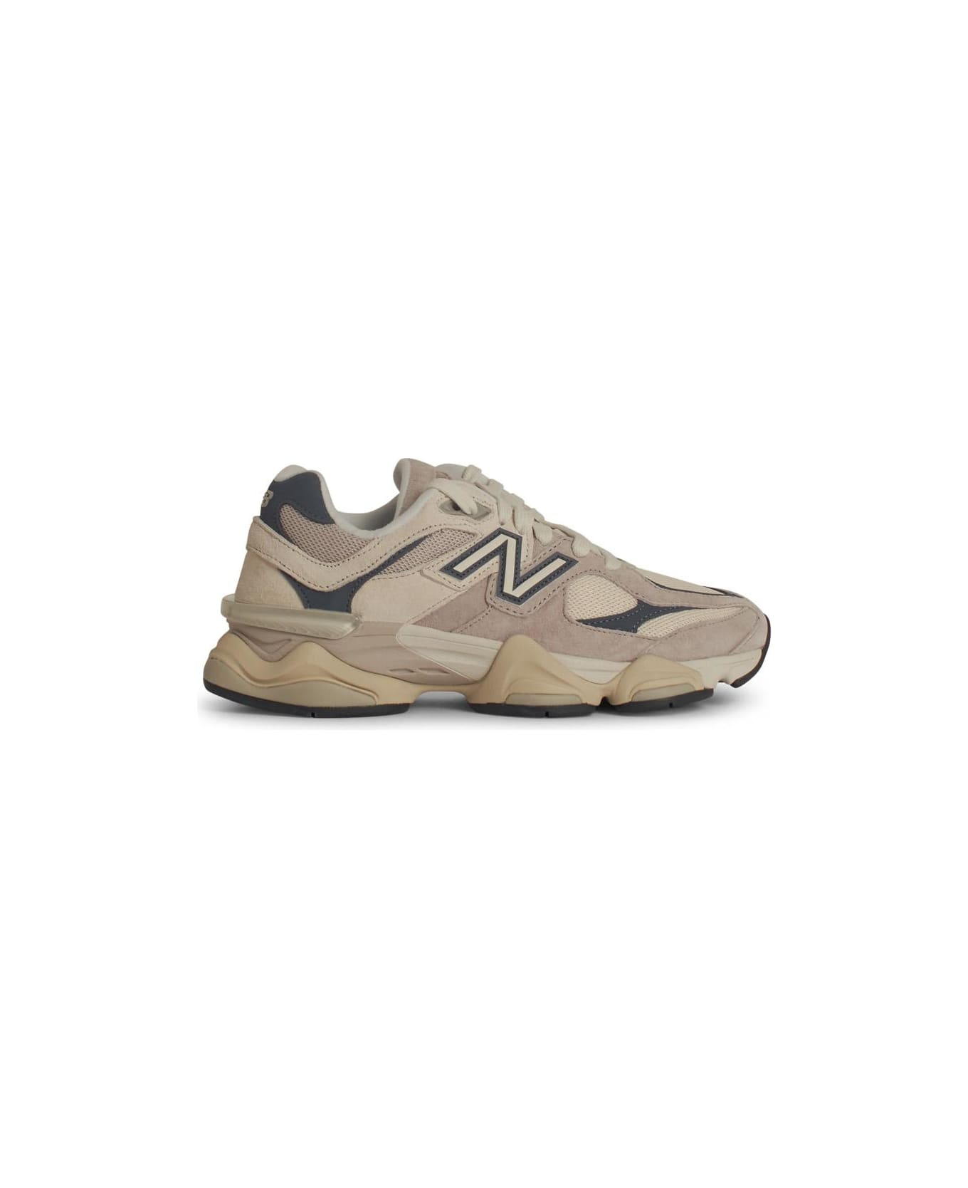 New Balance 
9060e
 Ivory Leather Blend Sneakers - Grey