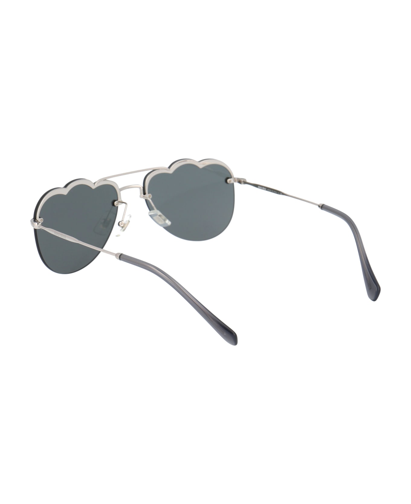 Miu Miu Eyewear 0mu 56us Sunglasses - 1BC175 SILVER サングラス