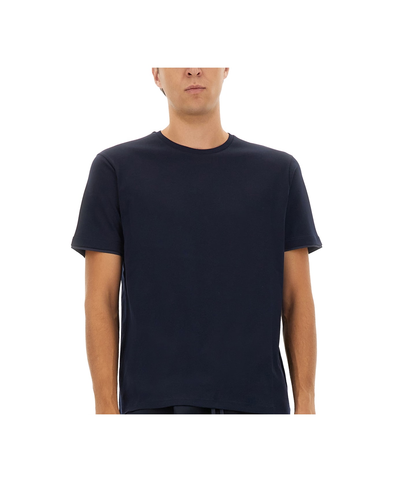 Herno Cotton T-shirt - BLUE