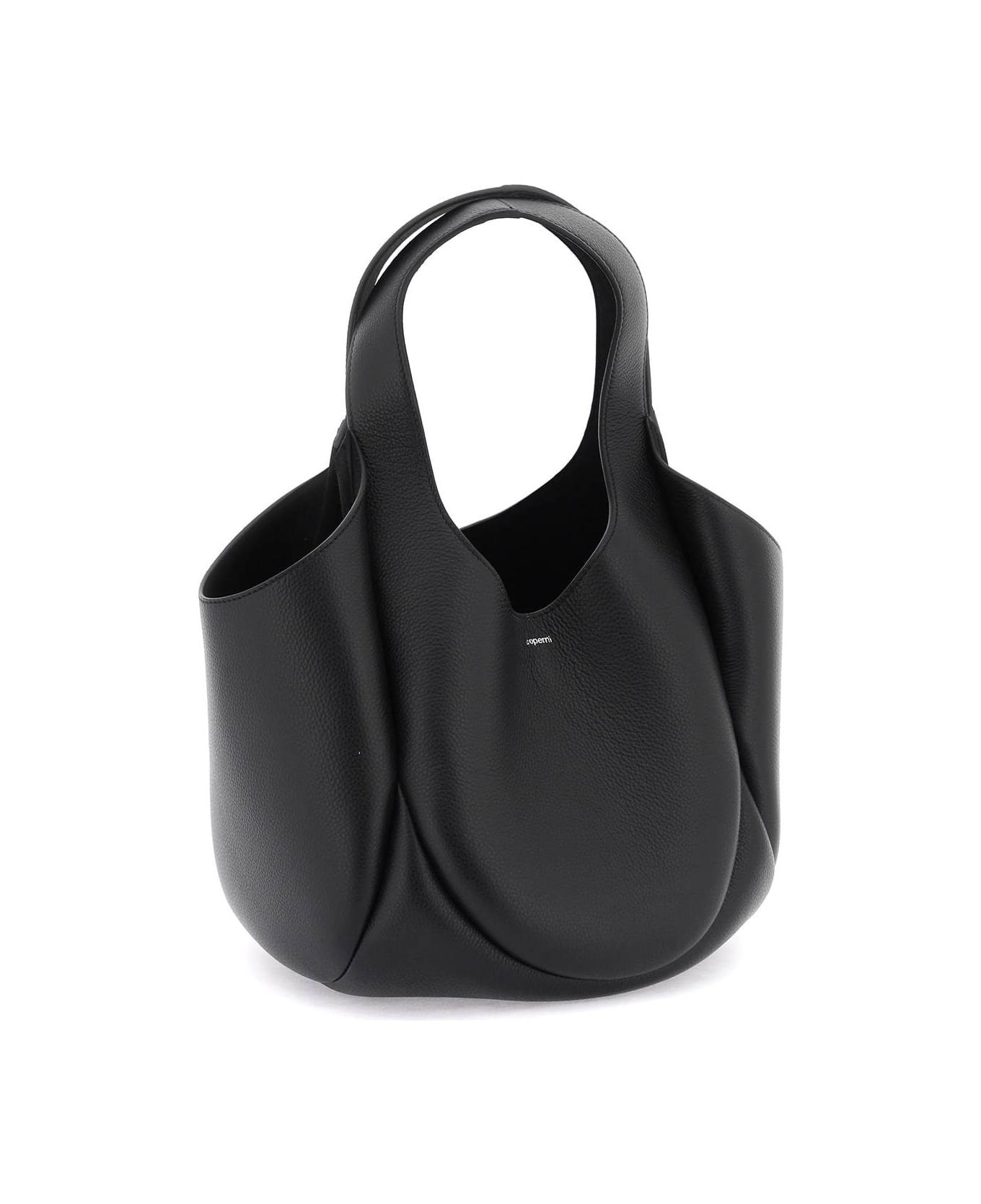 Coperni Leather Bucket Bag - BLACK (Black)