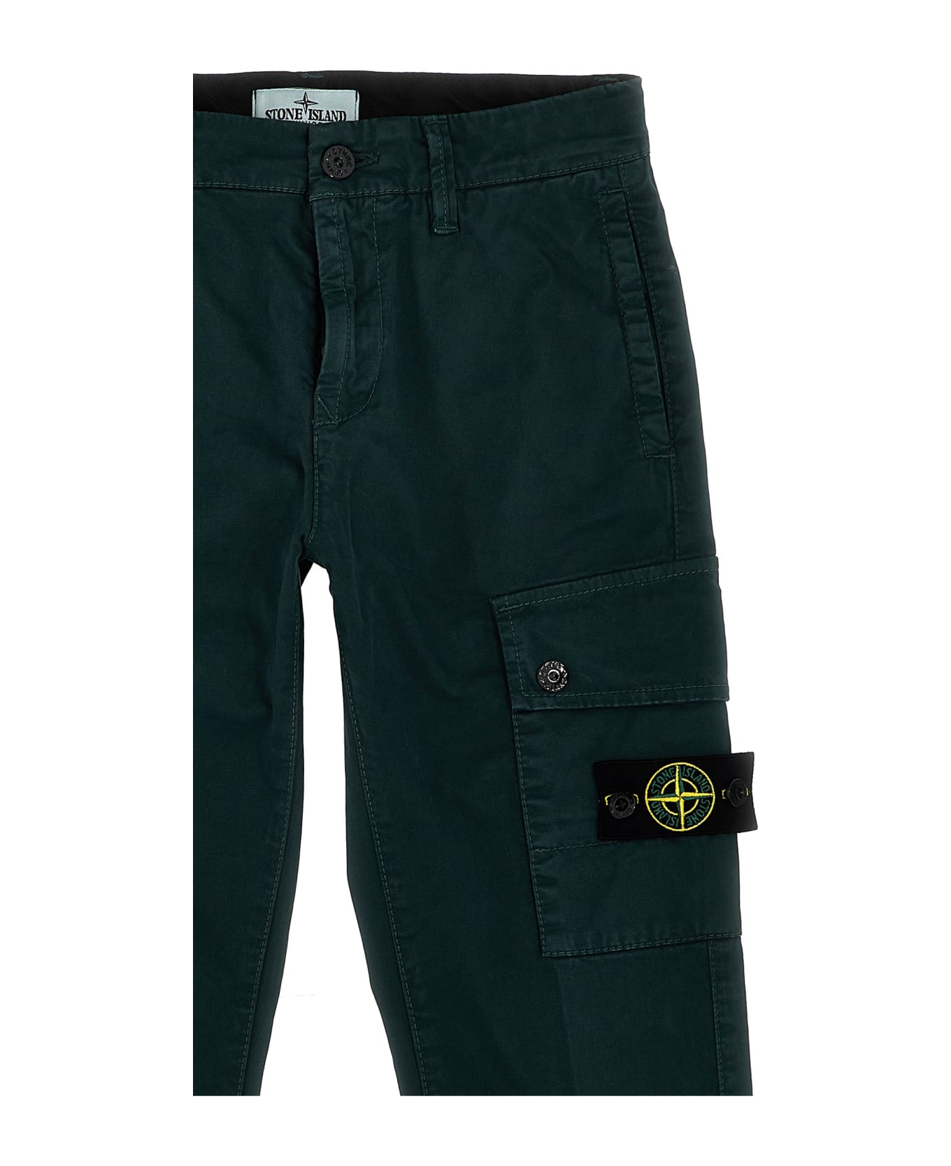 Stone Island Logo Patch Trousers