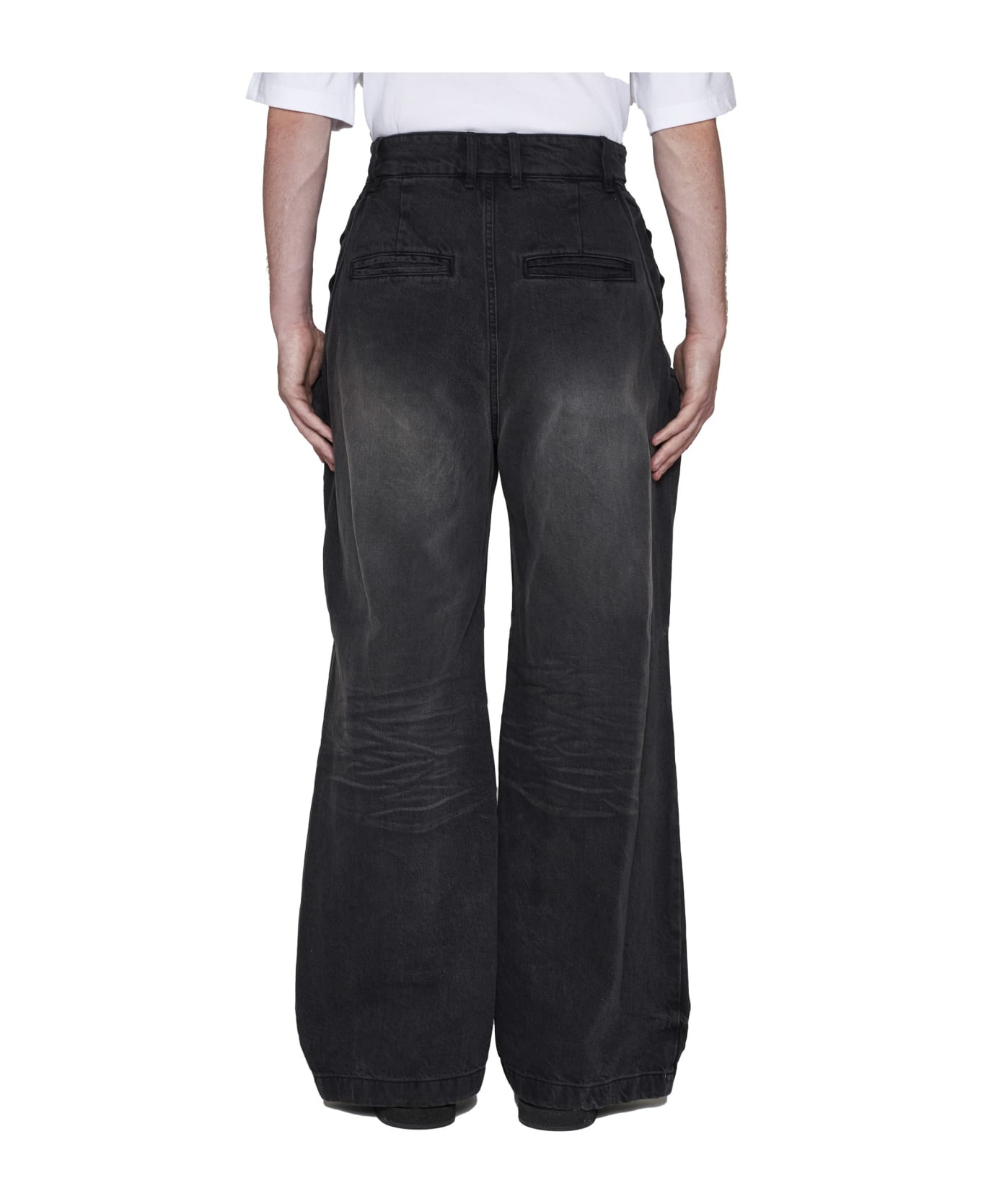 WE11 DONE Jeans - Black