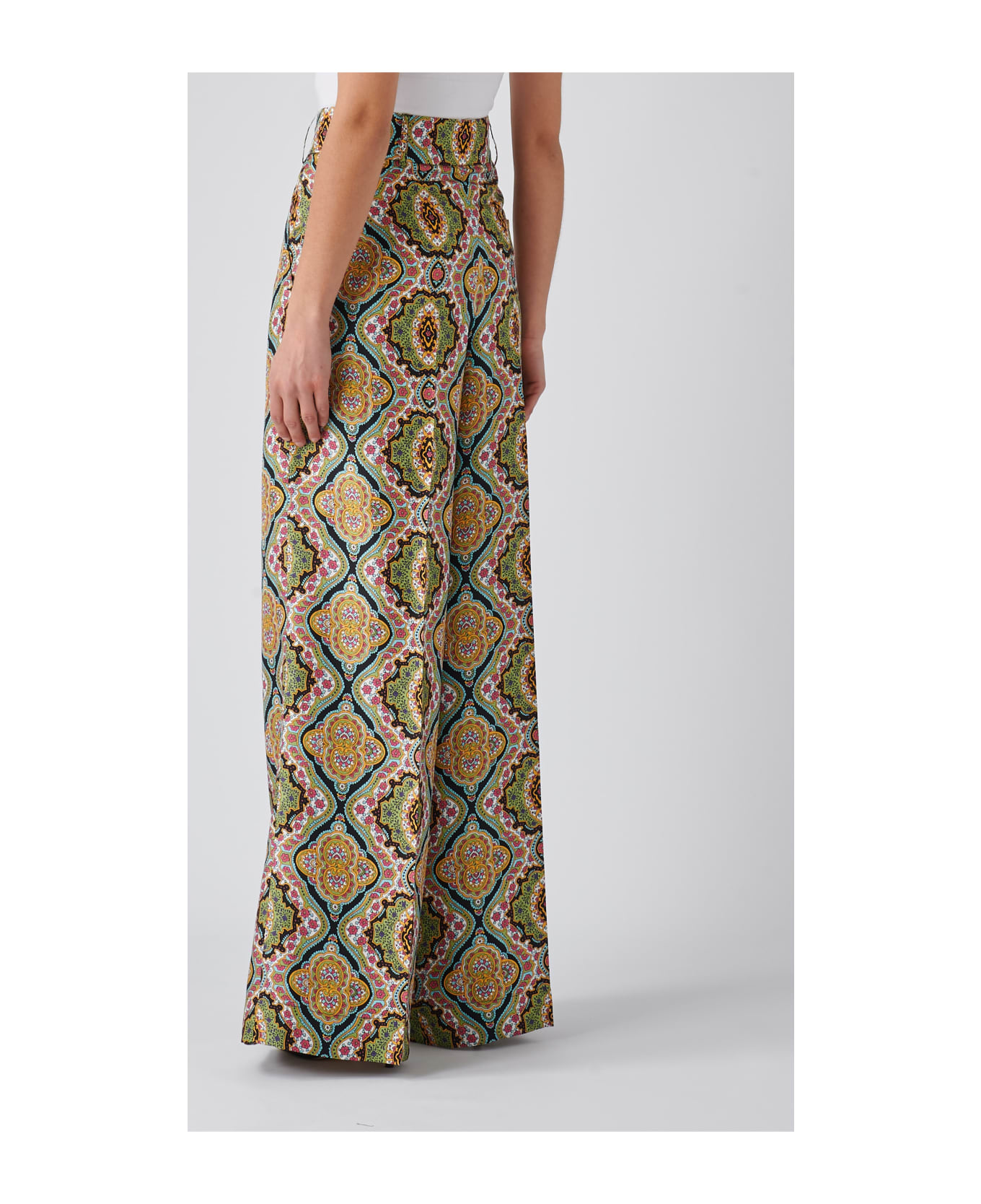 Etro Trousers Trousers - STAMPA F.DO NERO
