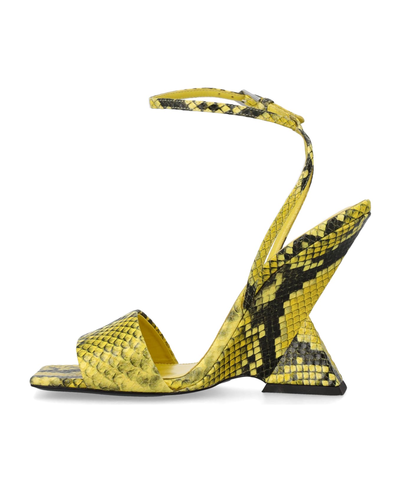 The Attico Cheope Fluo Yellow Sandal - FLUO YELLOW