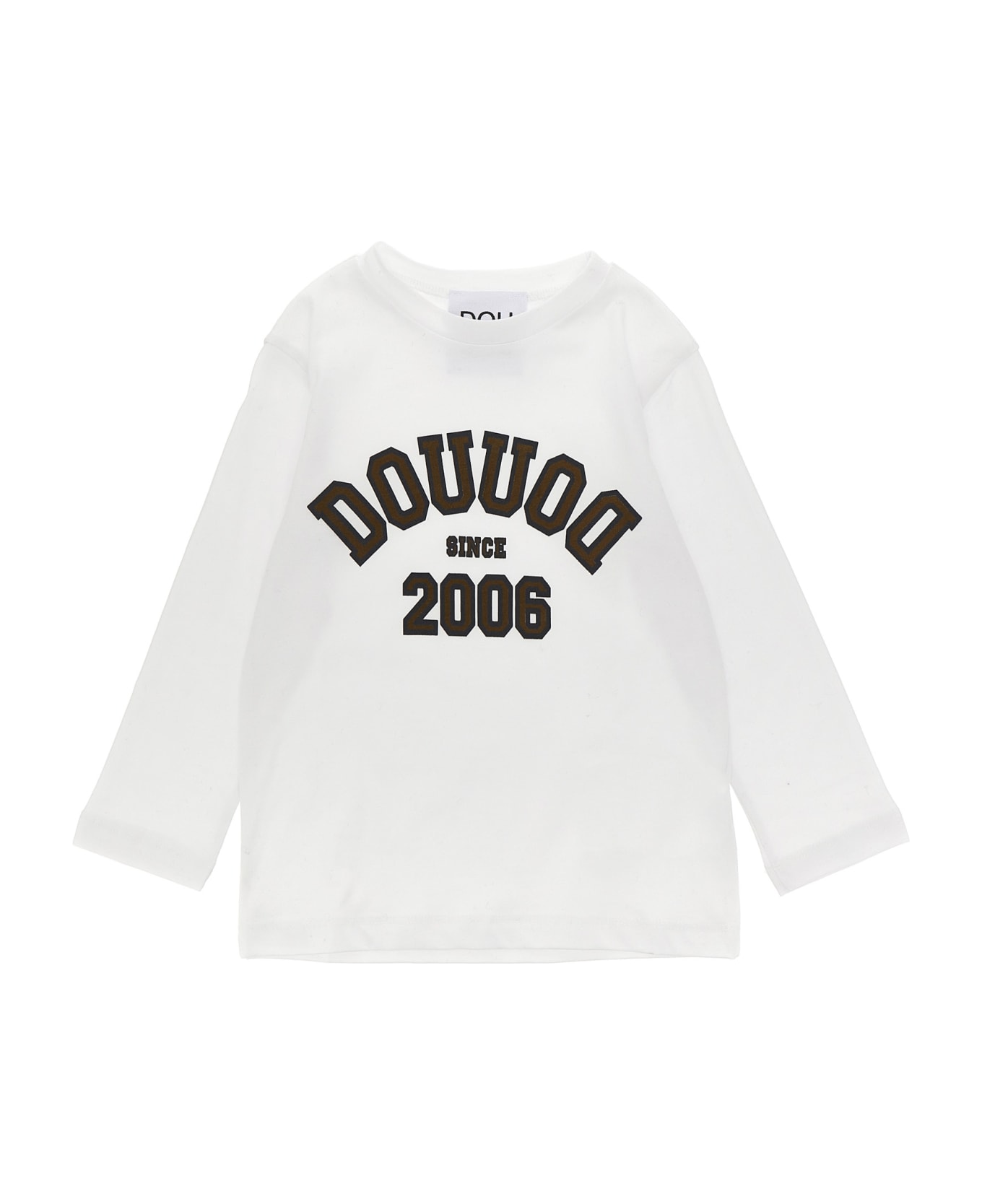 Douuod Logo Print T-shirt - White