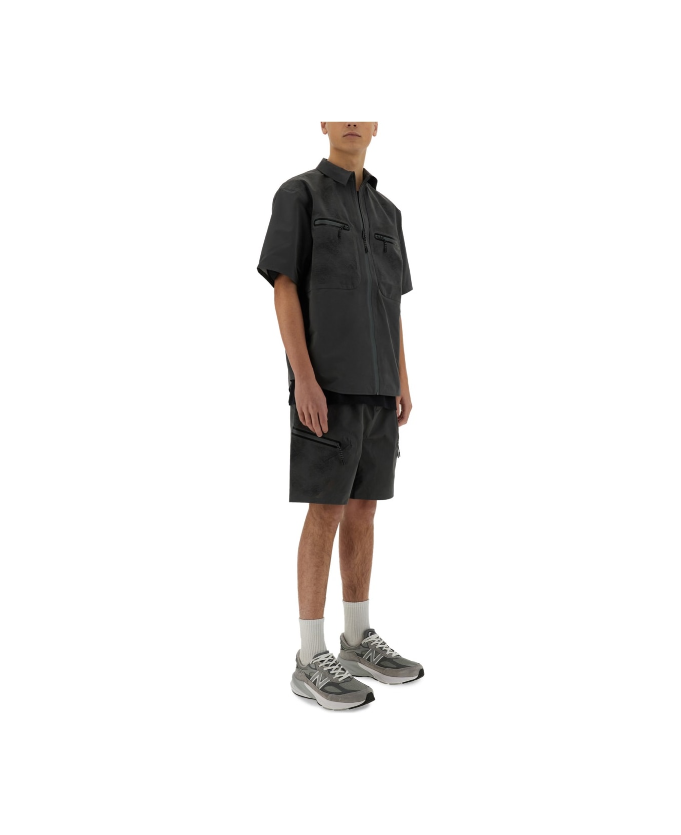 Alpha Industries Short Laser Cut - GREY