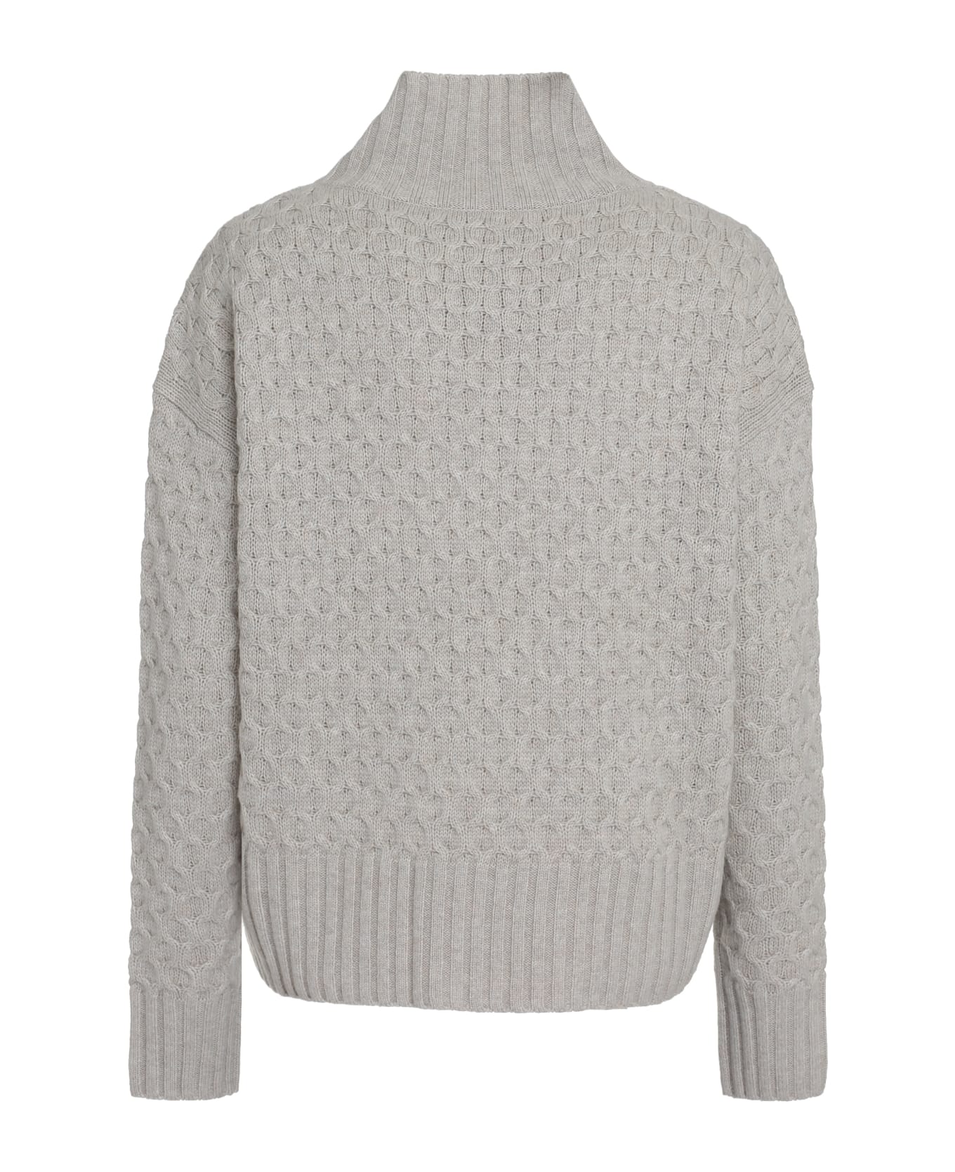 Max Mara Studio Valdese Wool And Cashmere Sweater - Grey ニットウェア