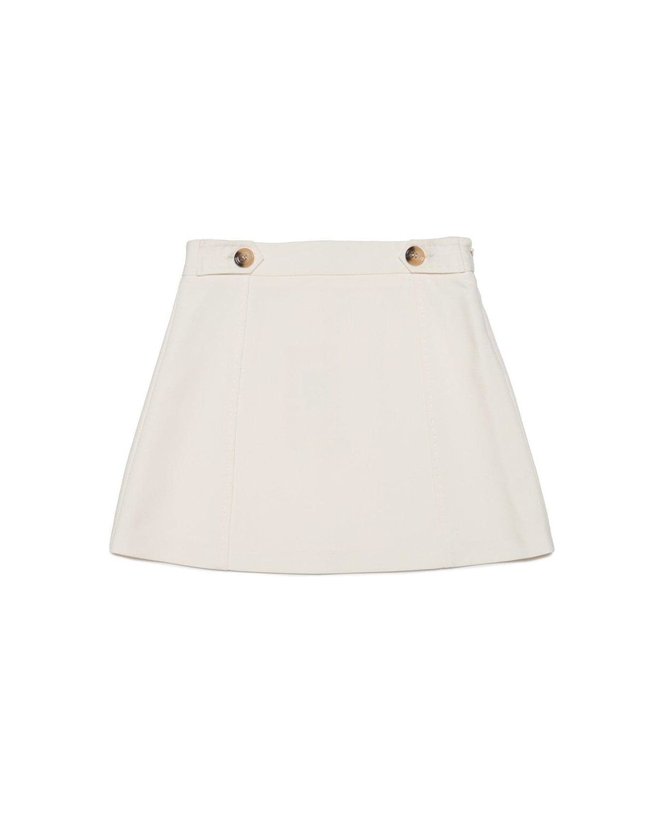Max&Co. Kids A-line Skirt - White