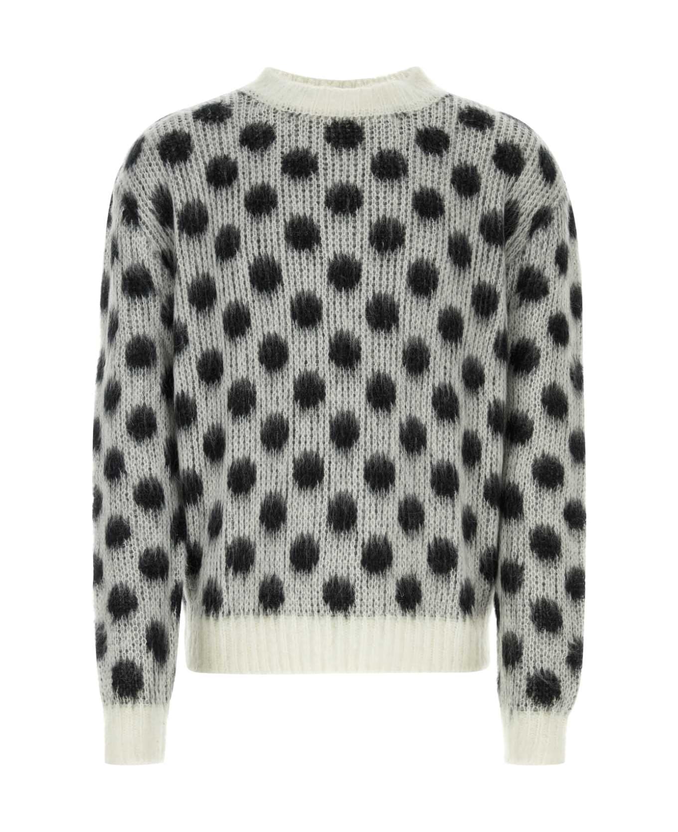 Marni Embroidered Acetate Blend Sweater - DOW01