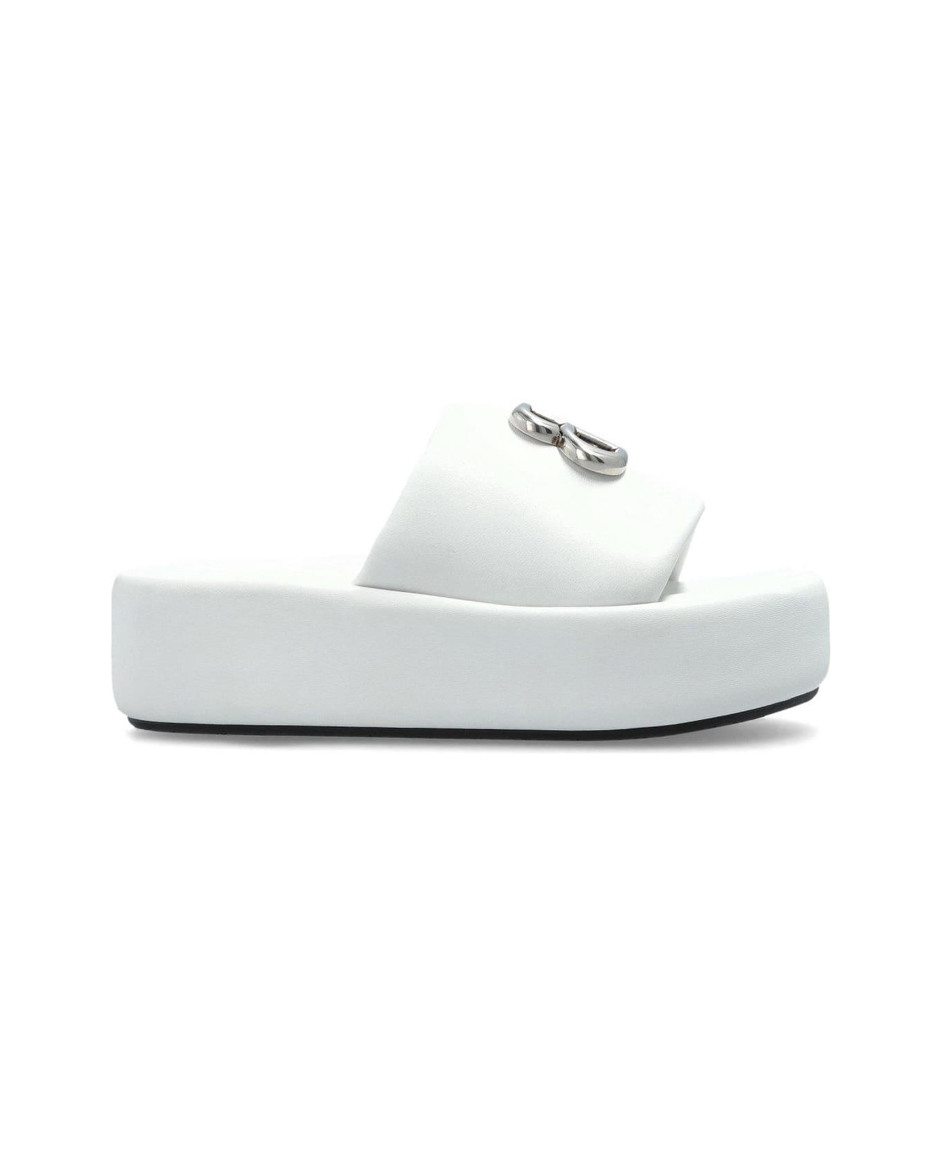 Balenciaga Rise Platform Sandals - White サンダル