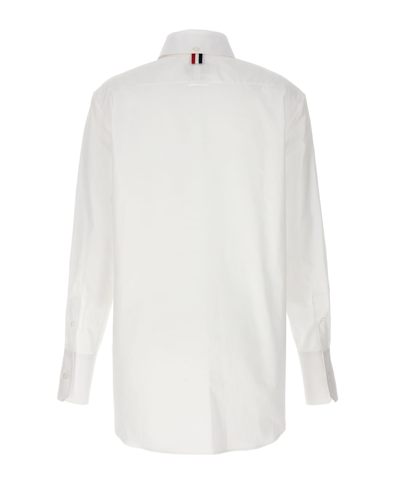 Thom Browne 'exaggerated Point Collar' Shirt - White