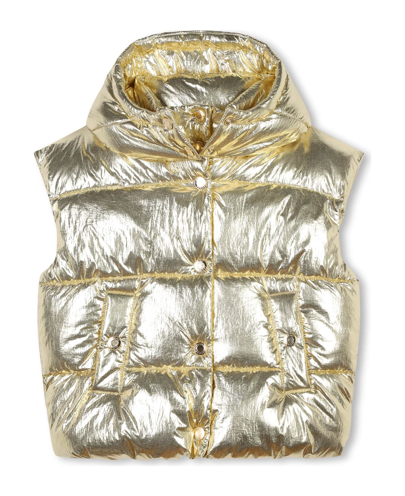 Marc Jacobs Gilet Imbottito Metallizzato - Gold