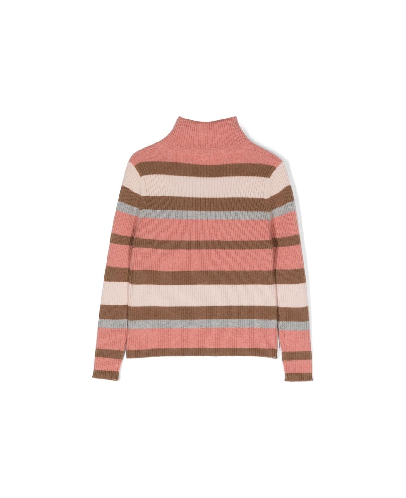 Il Gufo Striped Turtleneck Sweater - MULTICOLOUR