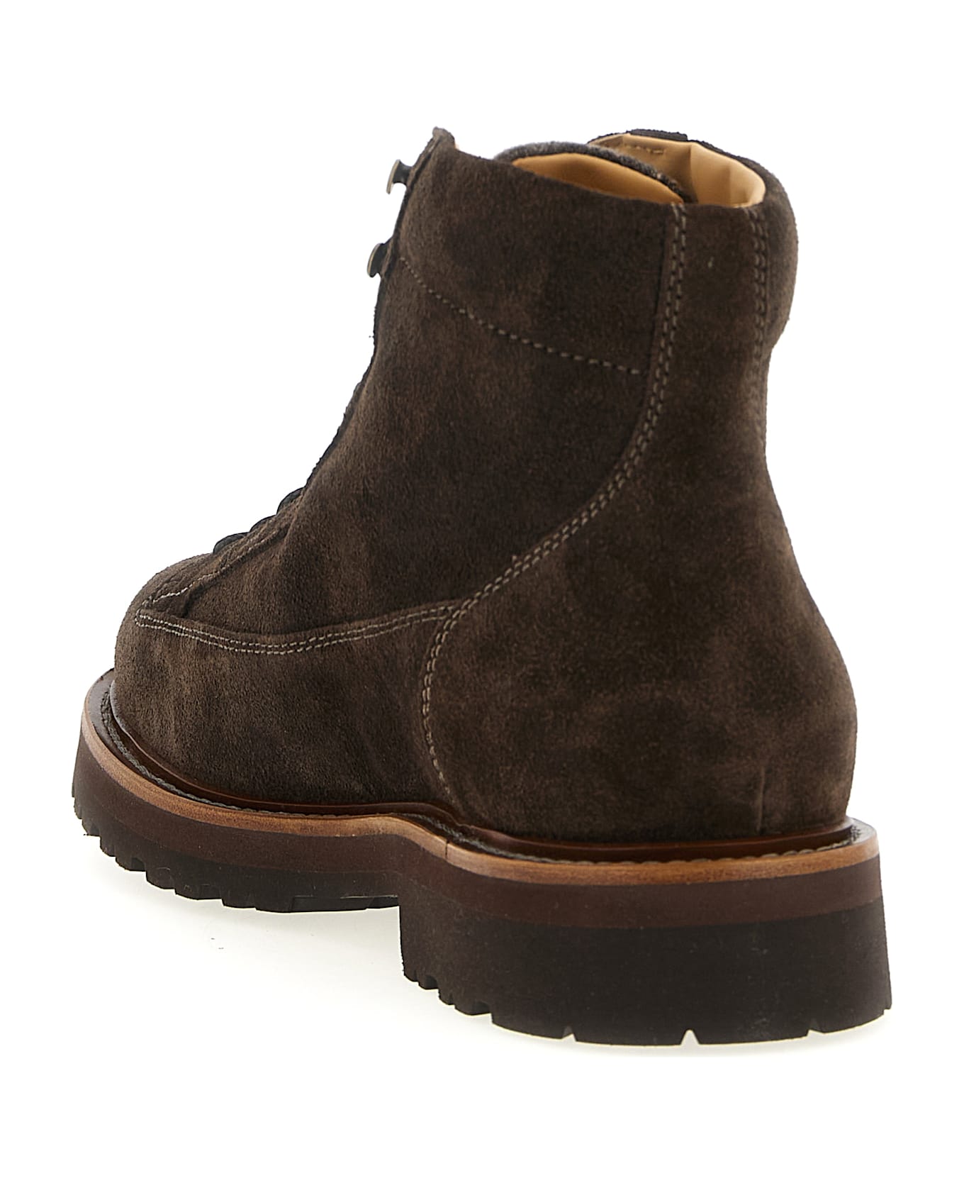Brunello Cucinelli Suede Ankle Boots - Brown