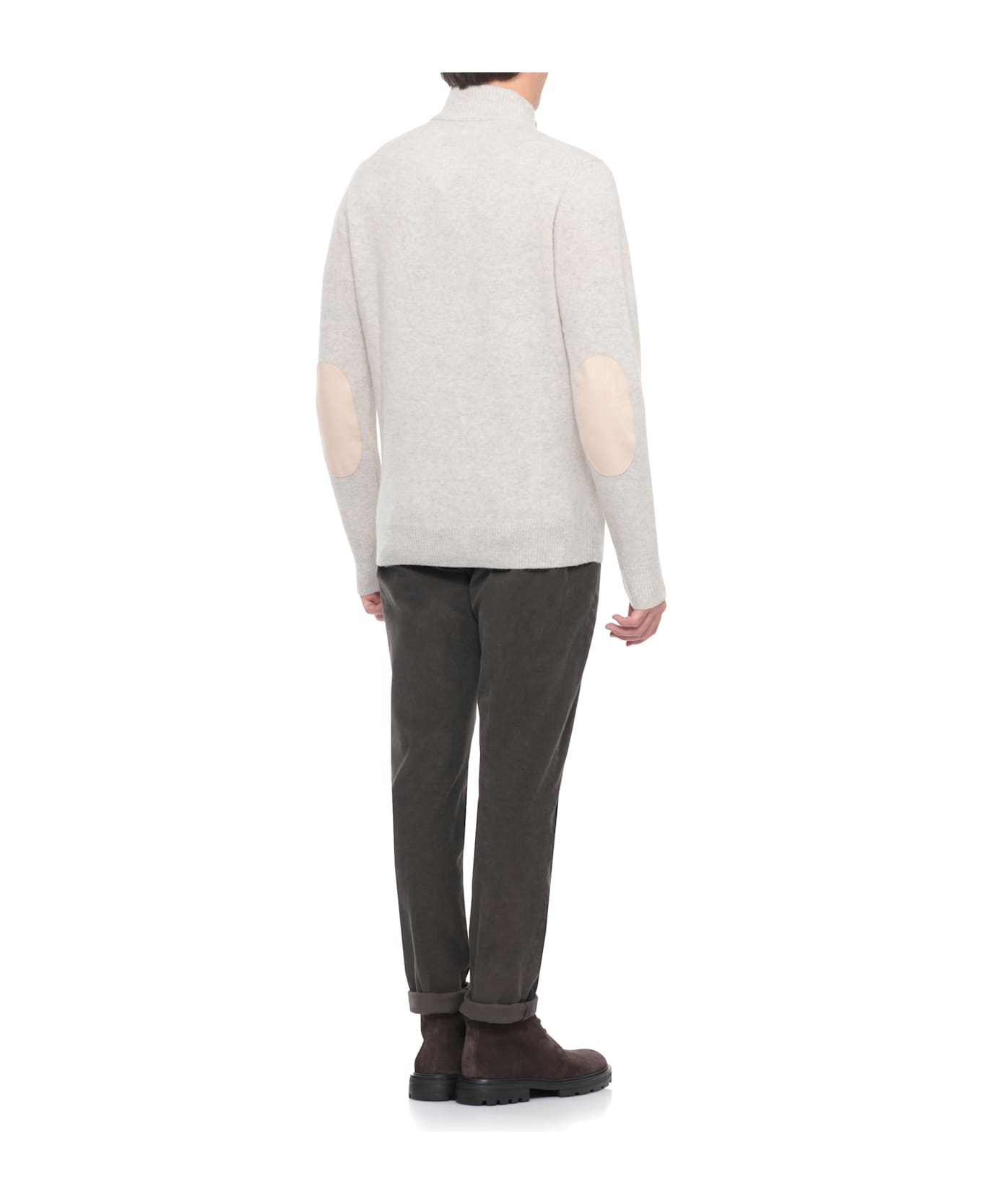 Barbour Wool Sweater - IVORY ニットウェア