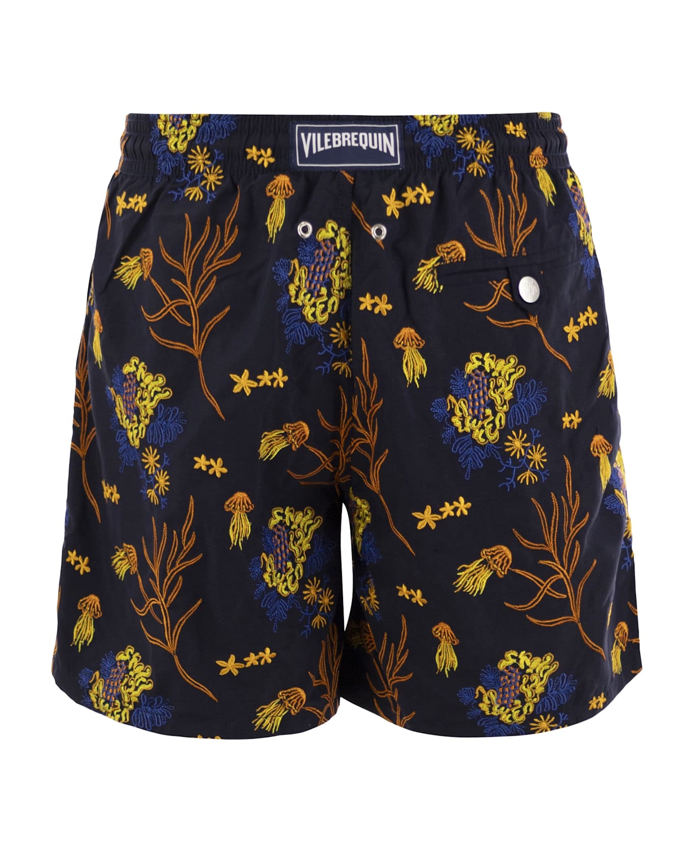 Vilebrequin Mistral - Patterned Swimming Shorts - Night Blue