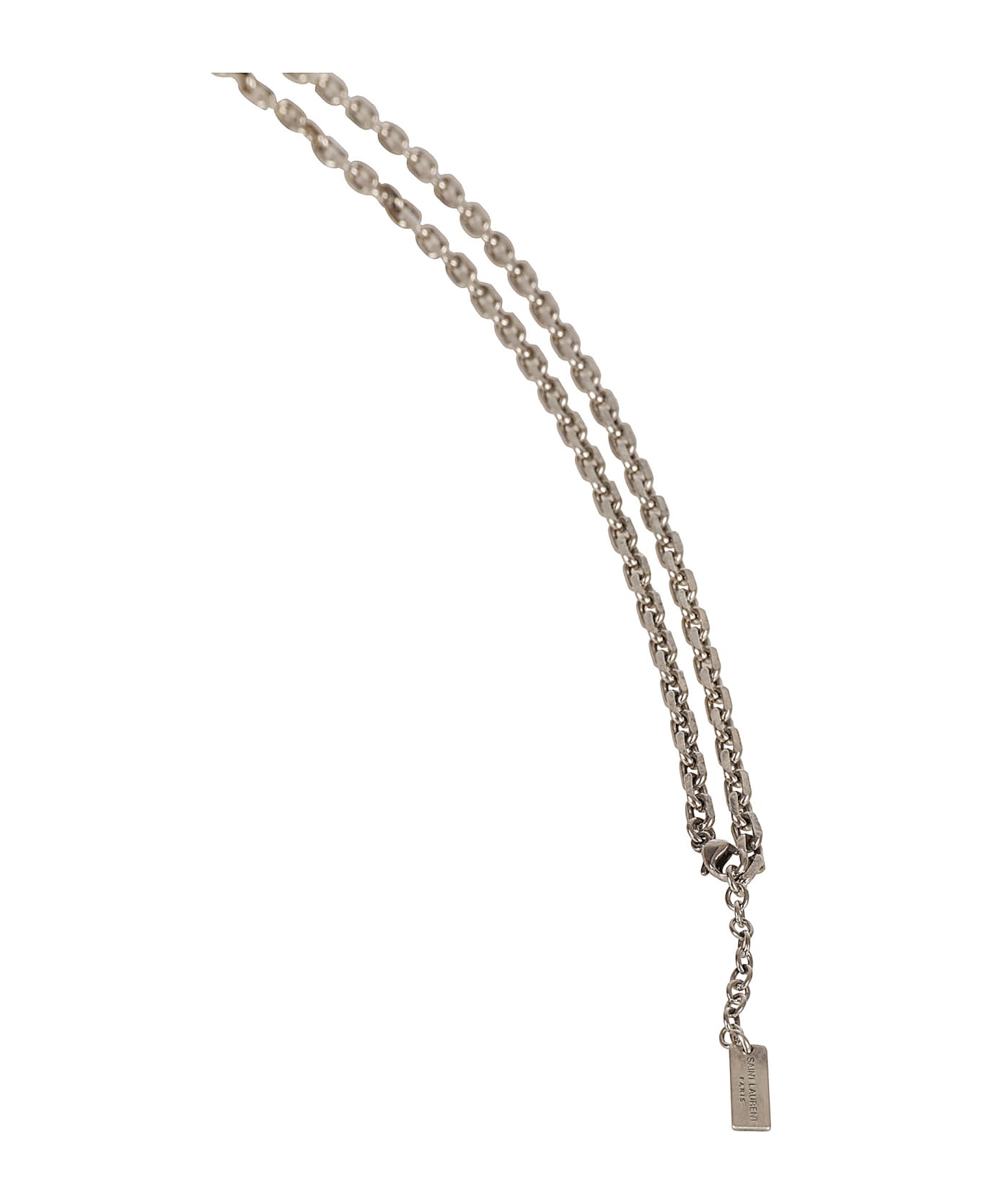 Saint Laurent Chain Necklace - Silver