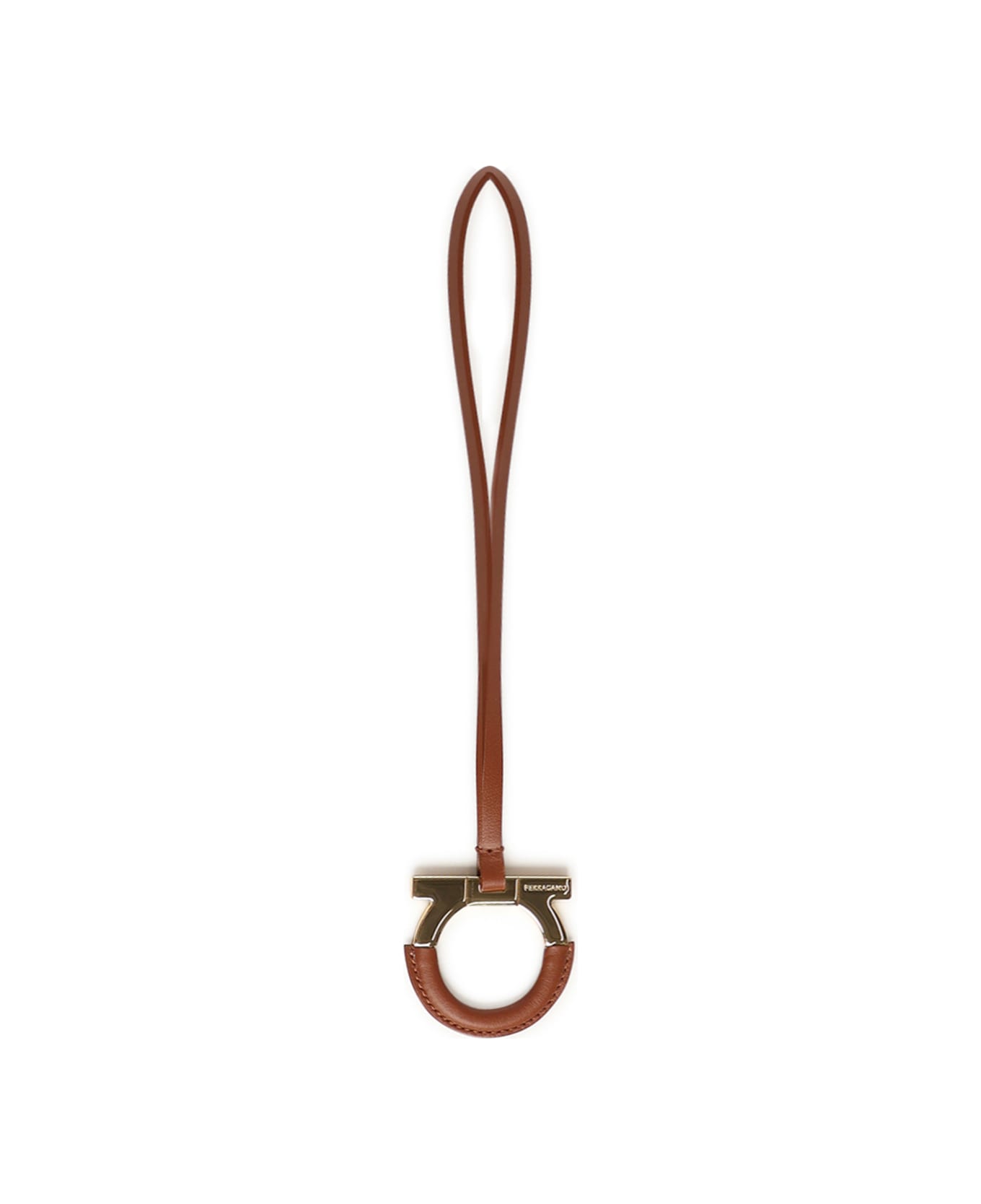 Ferragamo Gancini Charm - Brown
