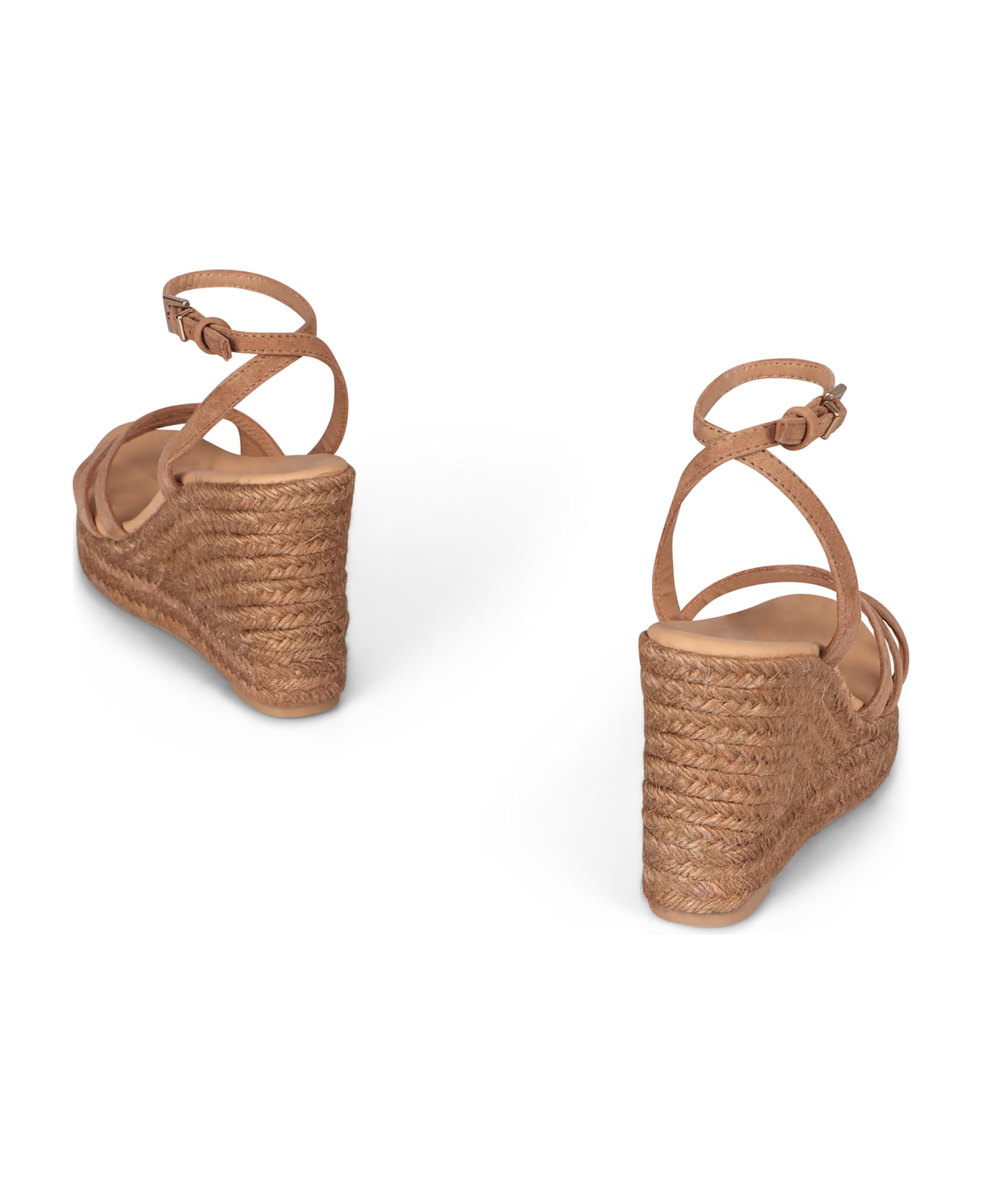 Manebi Hamptons Suede Espadrilles - Beige
