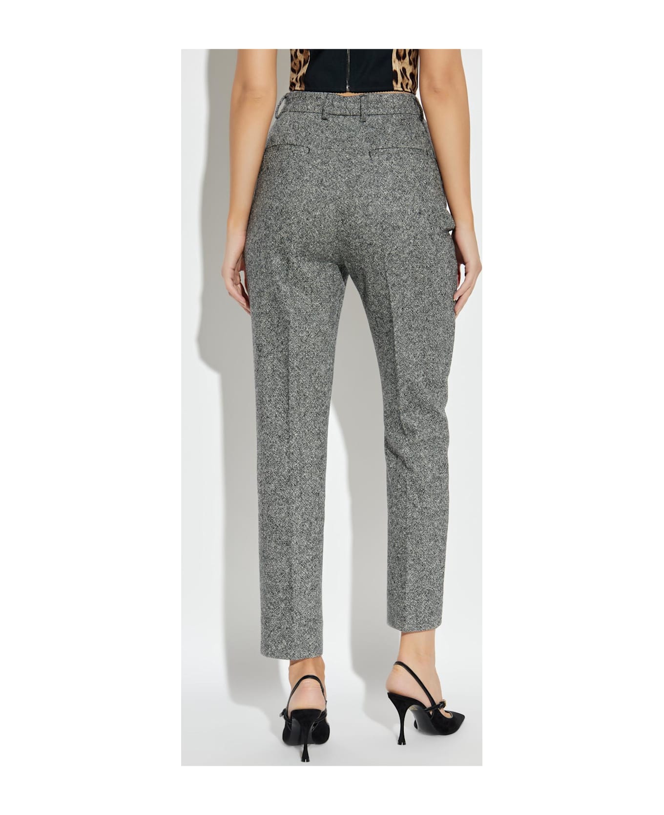 Dolce 
Gabbana Wool With Crease - BLACK