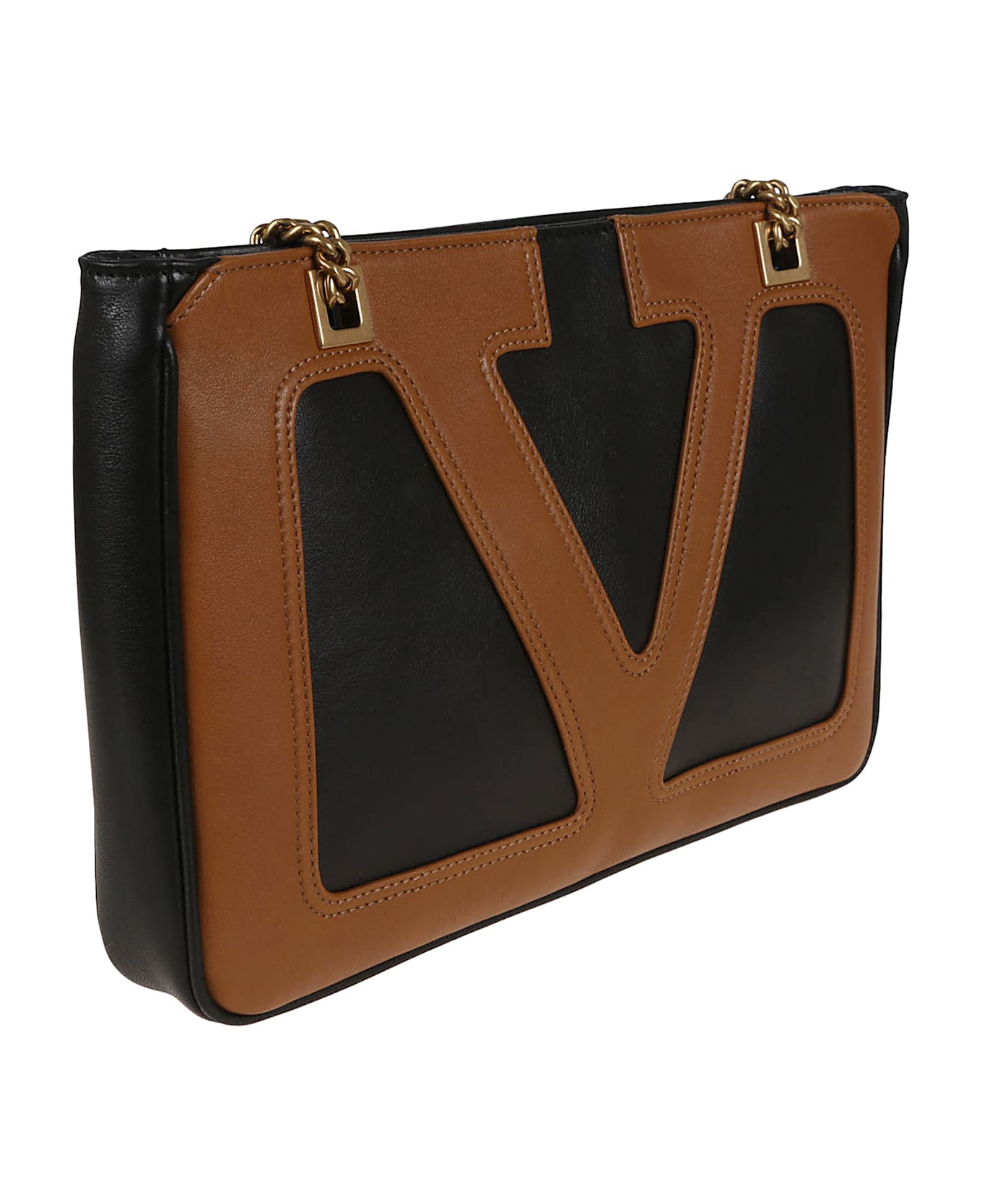 Valentino Garavani Small Tote Viva Superstar - Rfa Nero Spice