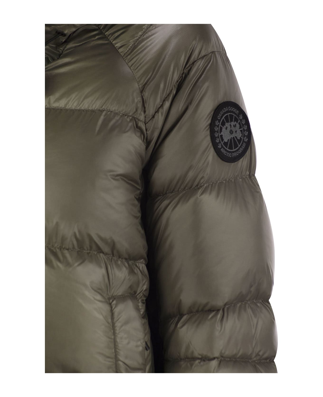 Canada Goose Cypress Puffer - Down Jacket With Black Logo - Sage