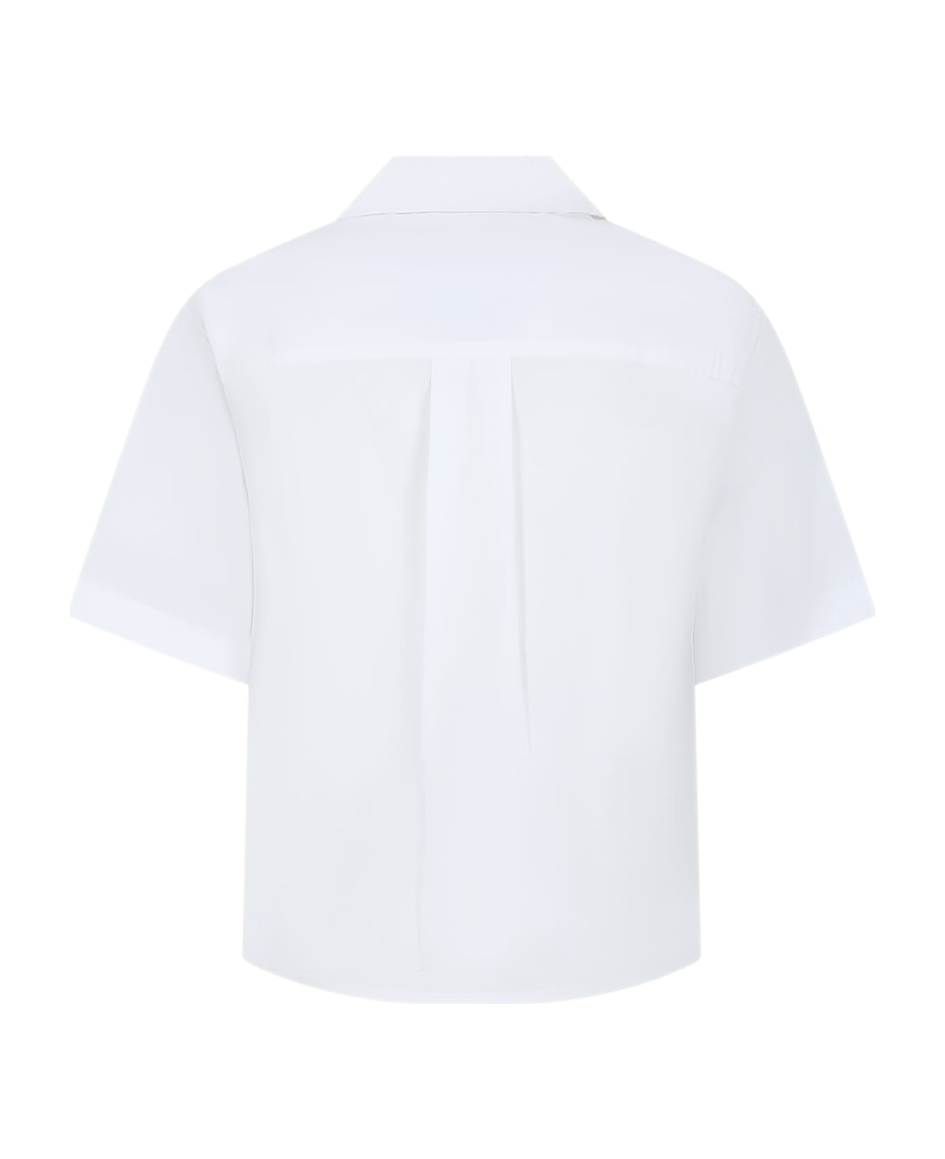 Dsquared2 White Shirt For Boy With Logo シャツ