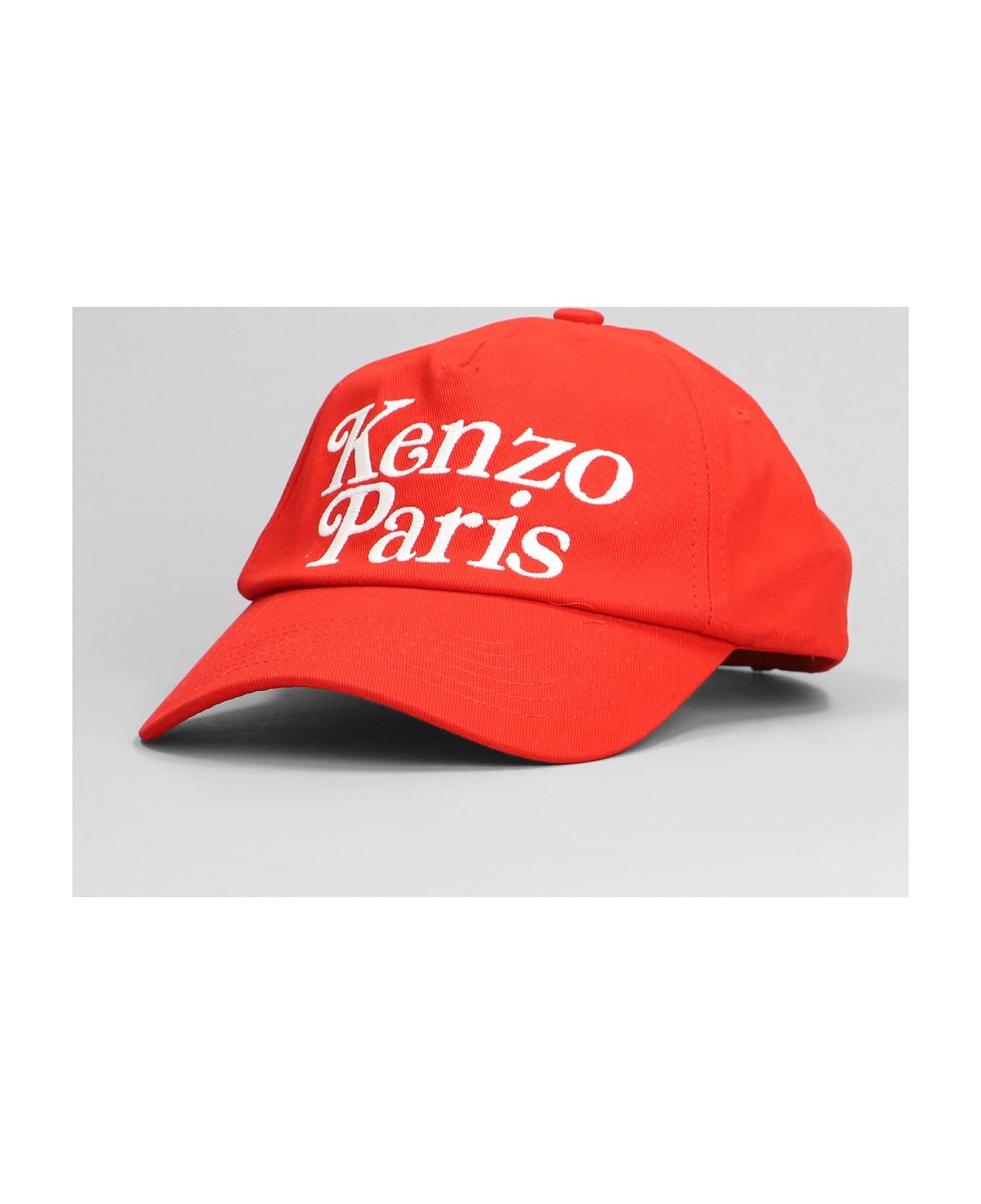 Kenzo Baseball Hat With Logo - Red