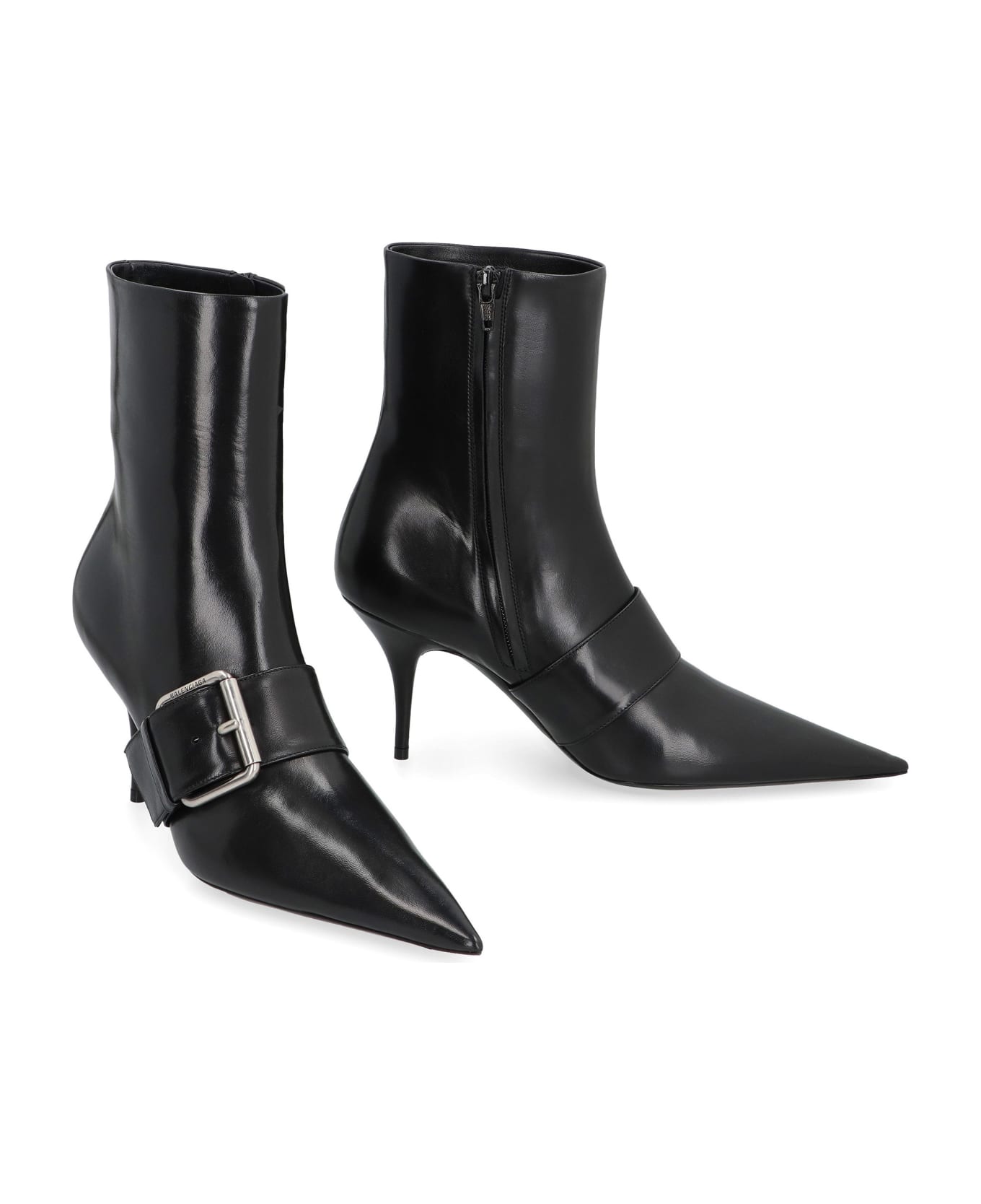Balenciaga Knife 80 Leather Ankle Boots - black ブーツ