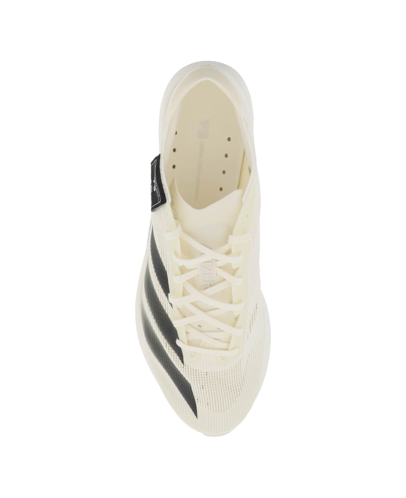 Y-3 'takumi Sen 10' White Fabric Sneakers - Ivory