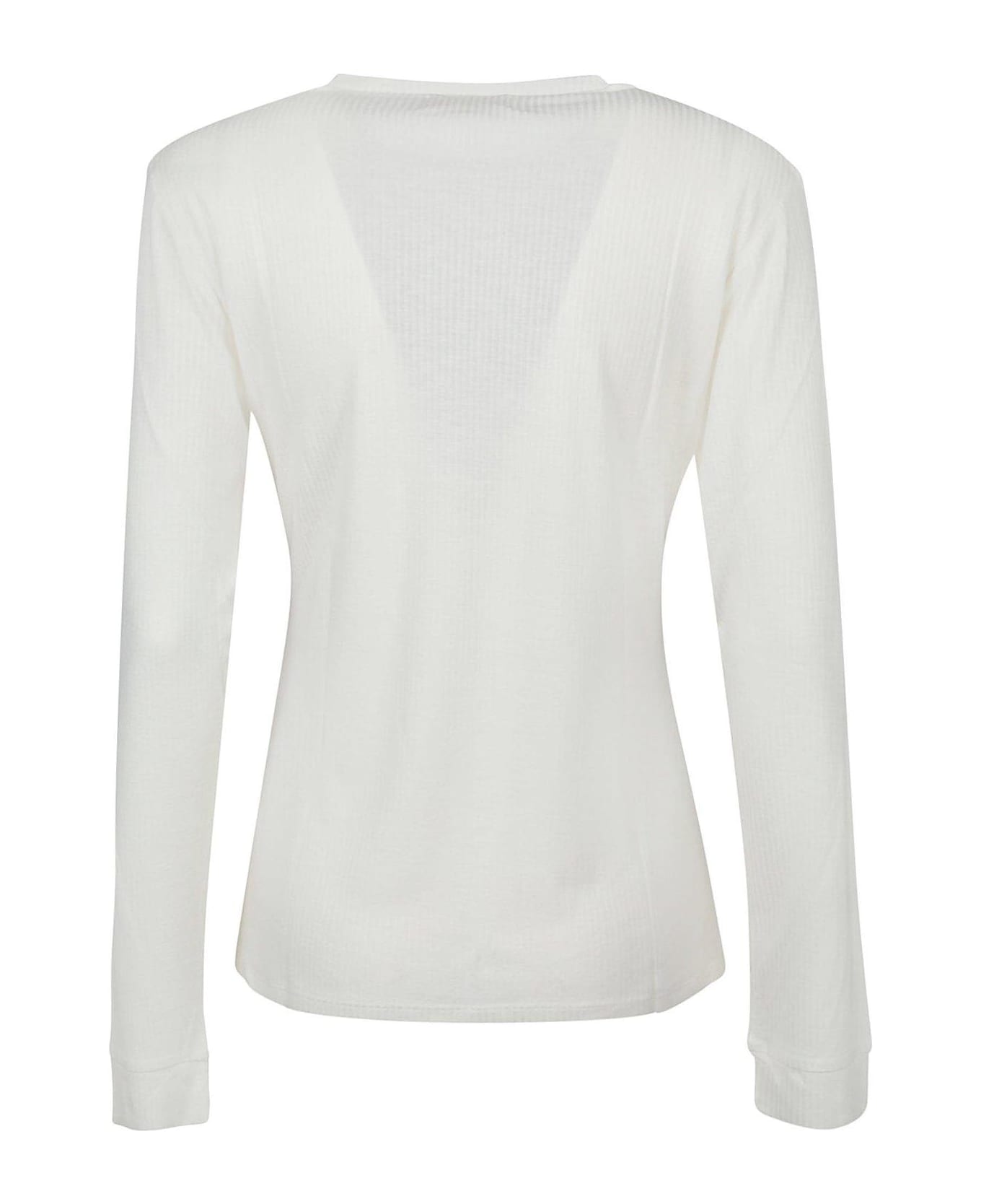 Loulou Studio Ortigia Crewneck Straight Hem Jumper - IVORY ニットウェア