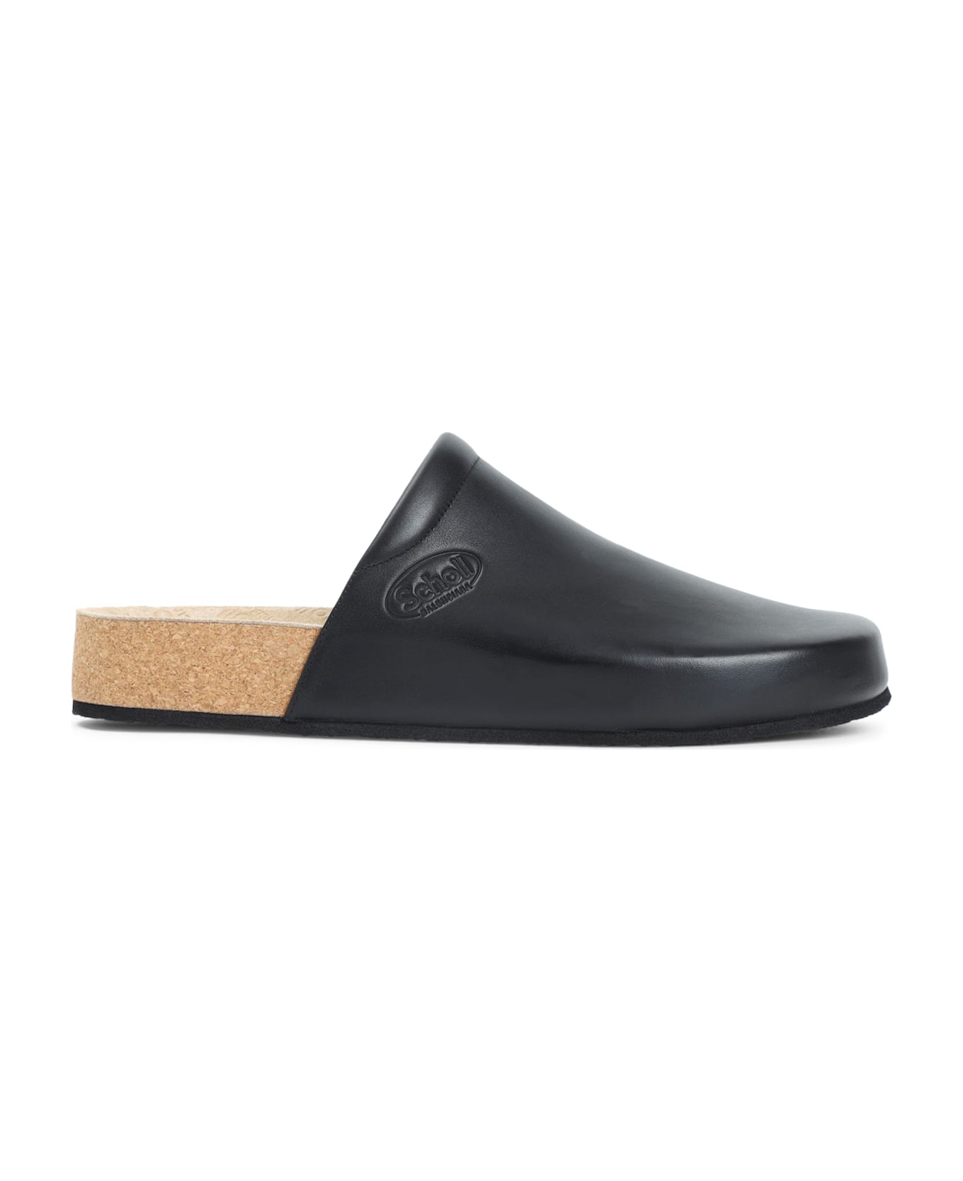 Balenciaga School Flat Mules - Black