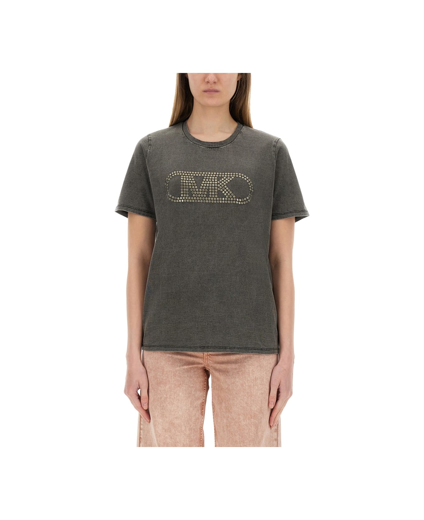 Michael Kors T-shirt With Logo - BLACK